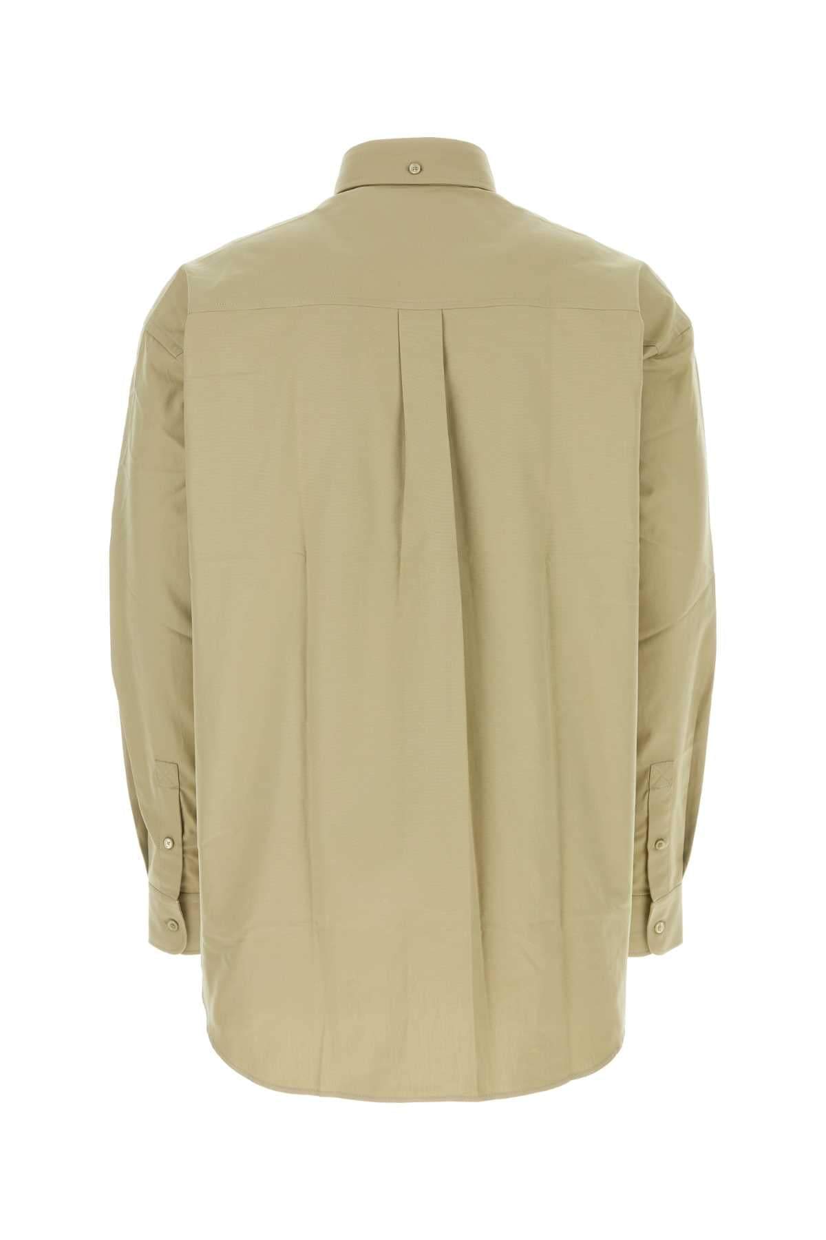 Burberry Men Army Green Oxford Shirt BURBERRY