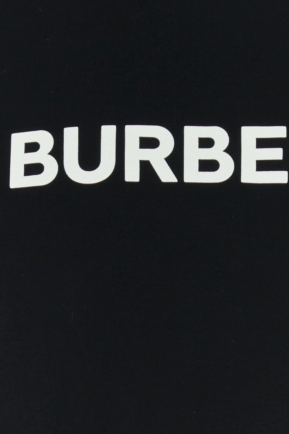 Burberry Men Black Cotton T-Shirt BURBERRY