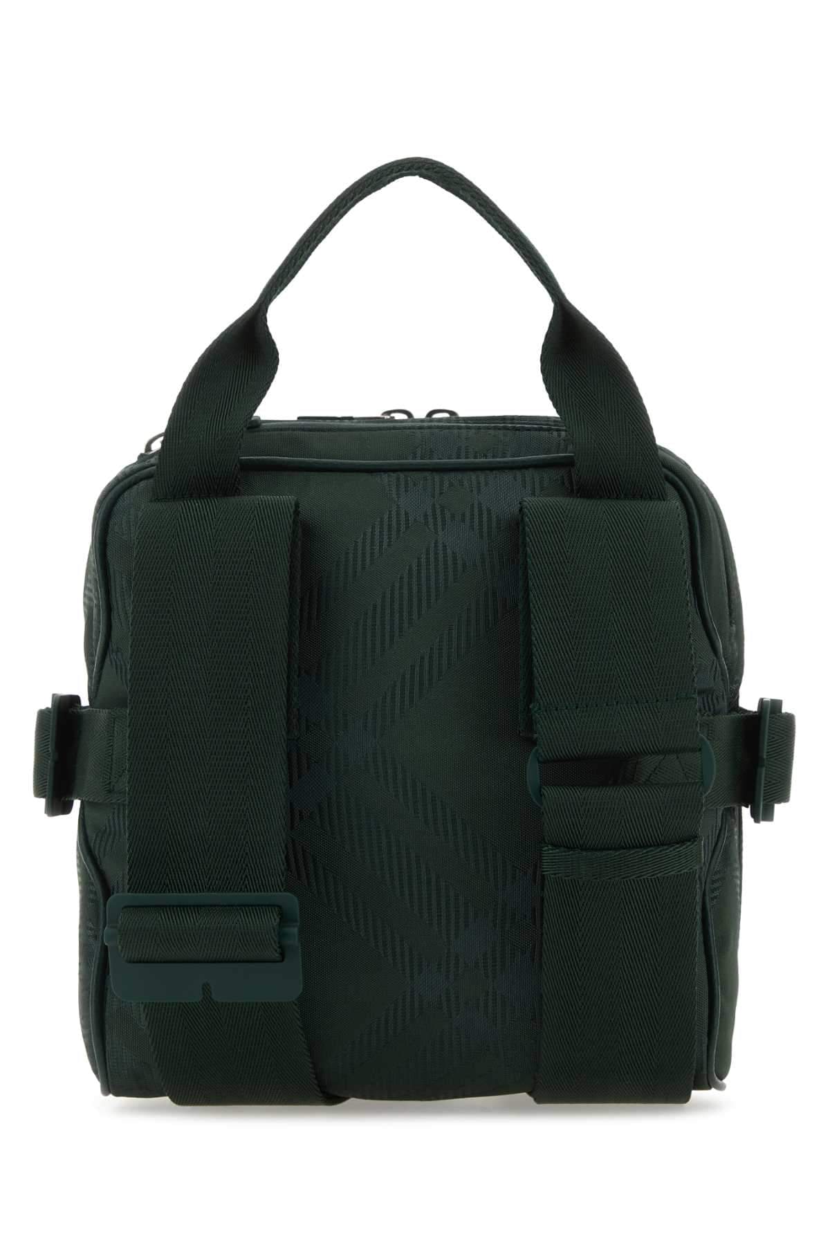 Burberry Men Bottle Green Fabric Crossbody Bag BURBERRY
