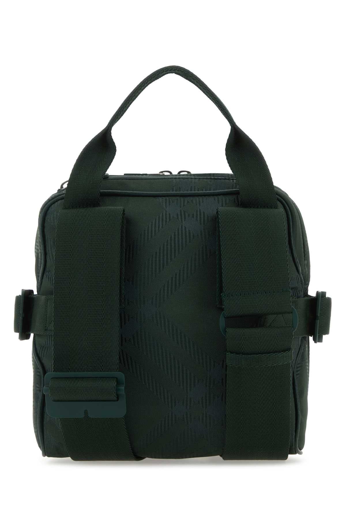 Burberry Men Bottle Green Fabric Crossbody Bag BURBERRY