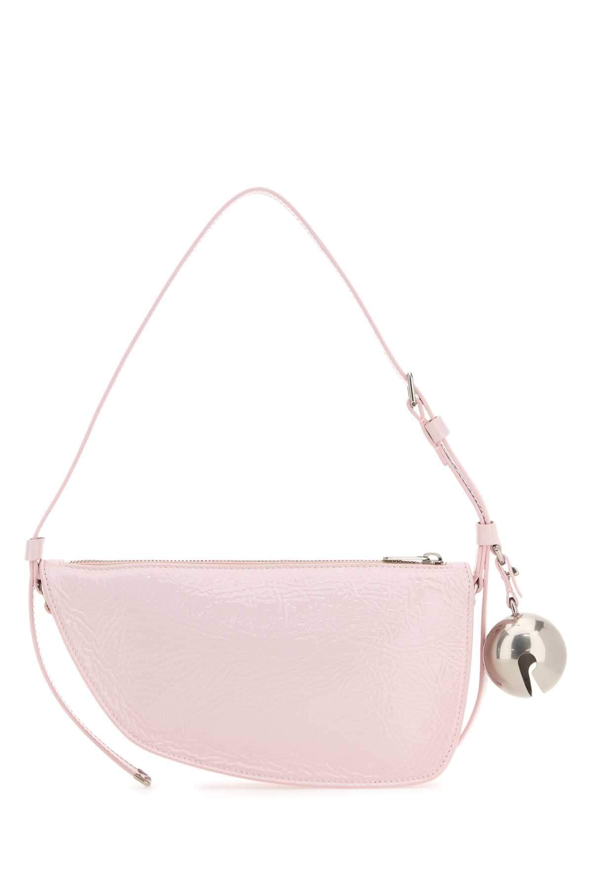 Burberry Women Pink Leather Knight Small Shoulder Bag BURBERRY