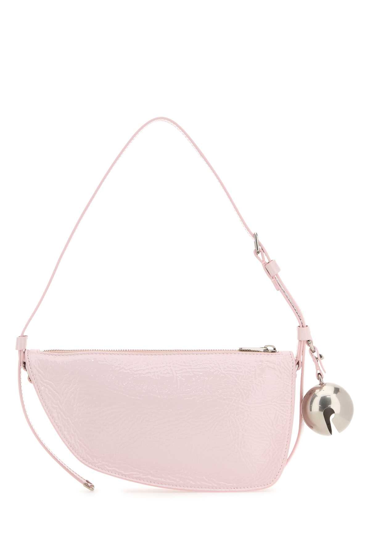 Burberry Women Pink Leather Knight Small Shoulder Bag BURBERRY