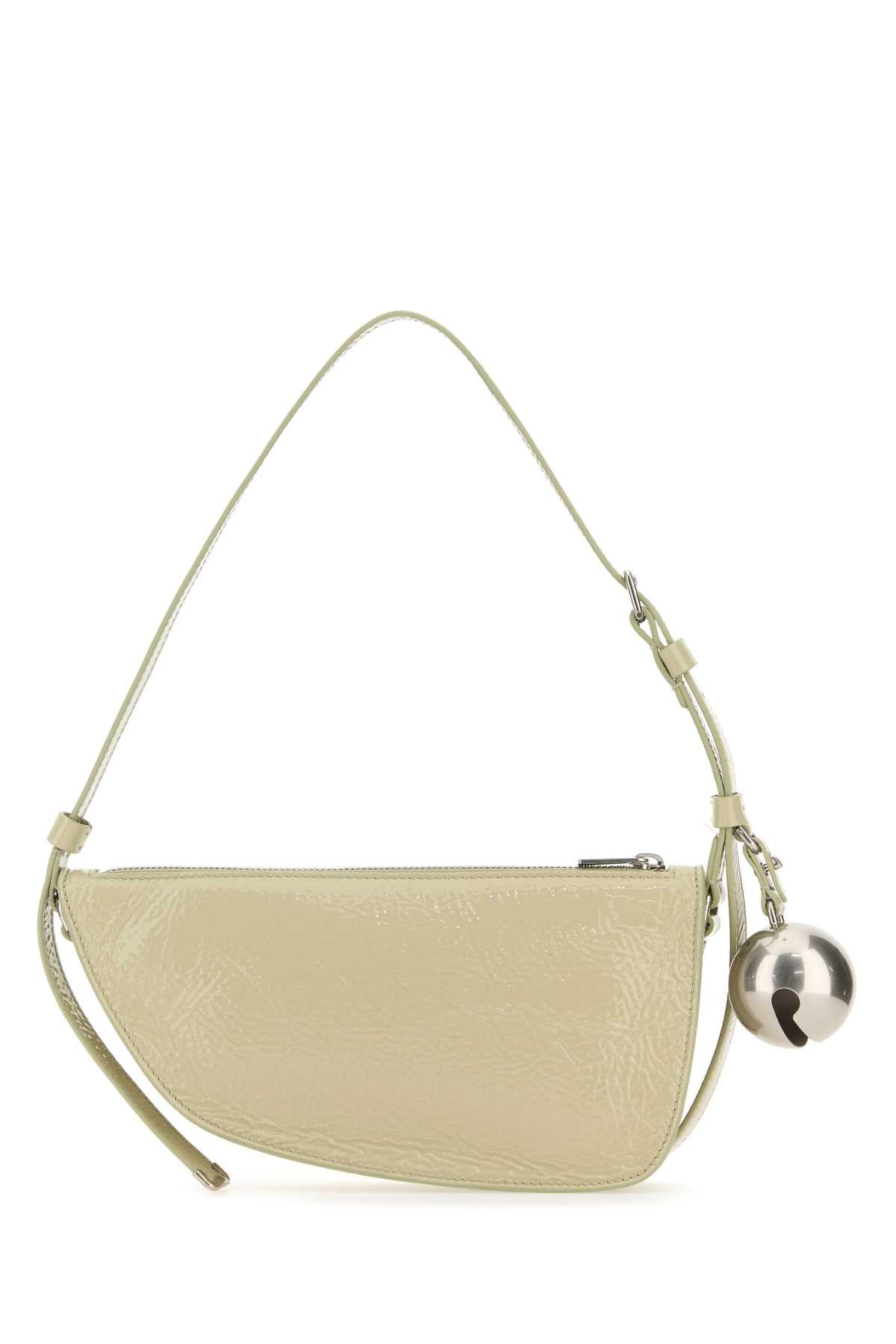 Burberry Women Pastel Green Leather Knight Small Shoulder Bag BURBERRY