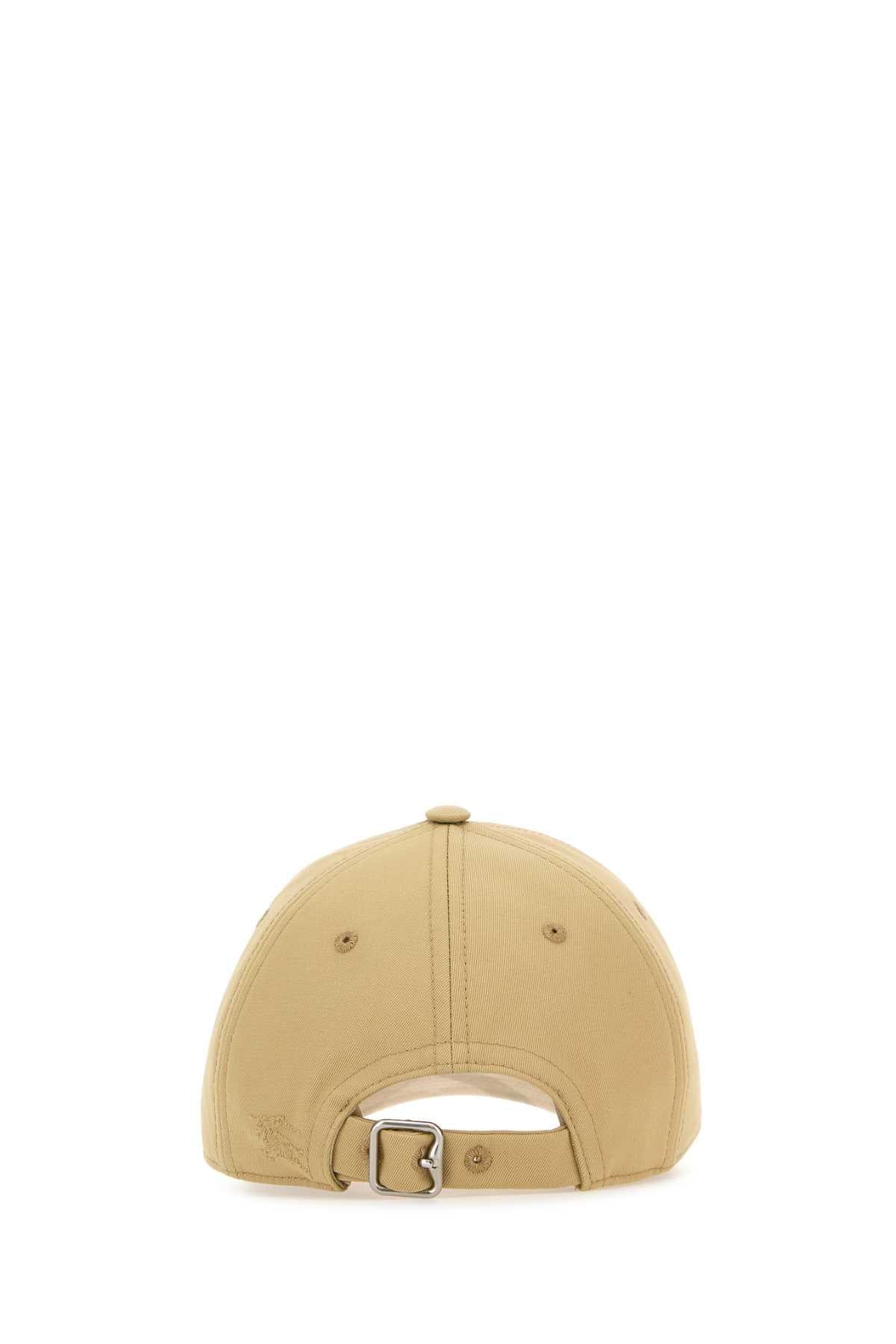 Burberry Women Beige Polyester Blend Baseball Cap BURBERRY