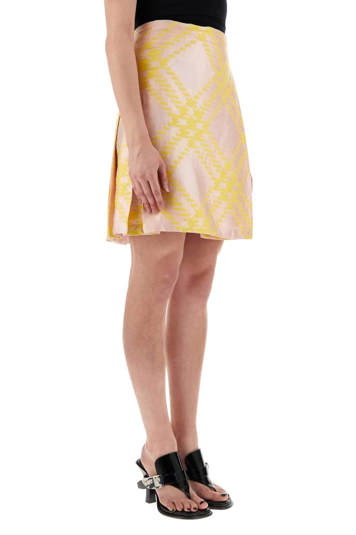 Burberry Women Embroidered Cotton Blend Skirt BURBERRY