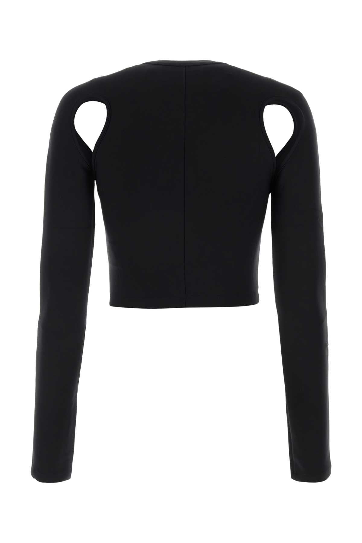Off White Women Black Stretch Nylon Top OFF-WHITE