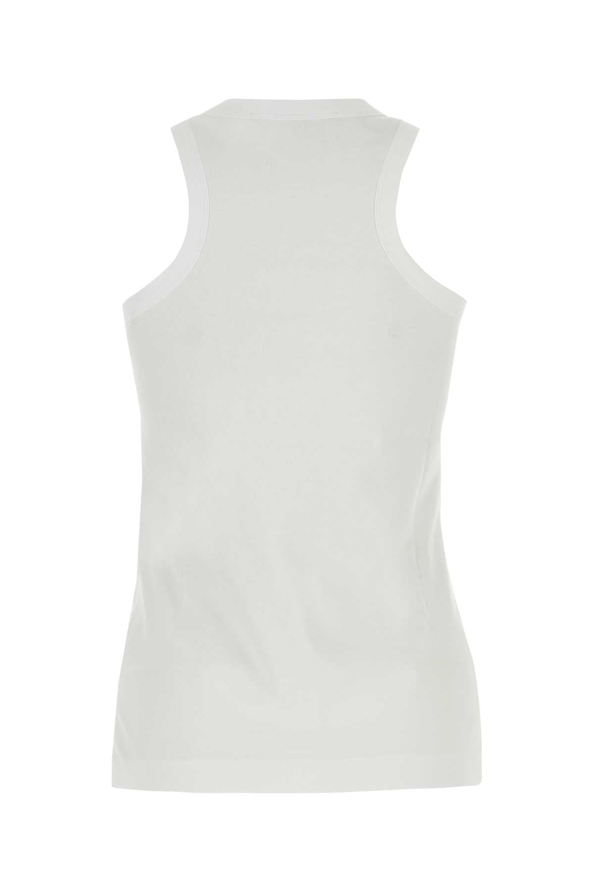 Stella Mccartney Women White Cotton Tank Topâ STELLA MCCARTNEY