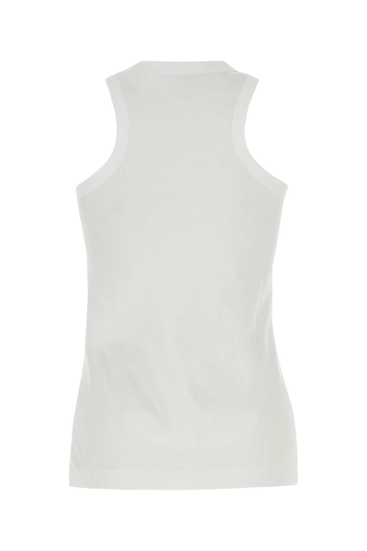 Stella Mccartney Women White Cotton Tank Topâ STELLA MCCARTNEY