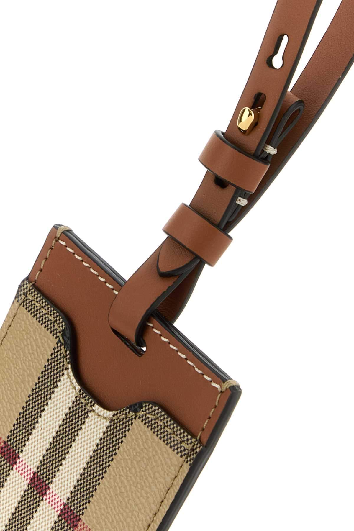 Burberry Women Printed Canvas Porte Adresse Plate BURBERRY