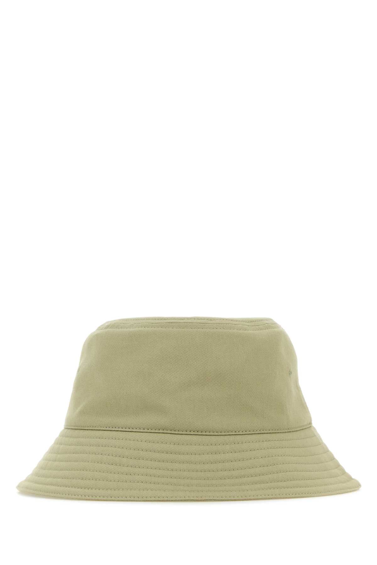 Burberry Women Khaki Cotton Bucket Hat BURBERRY