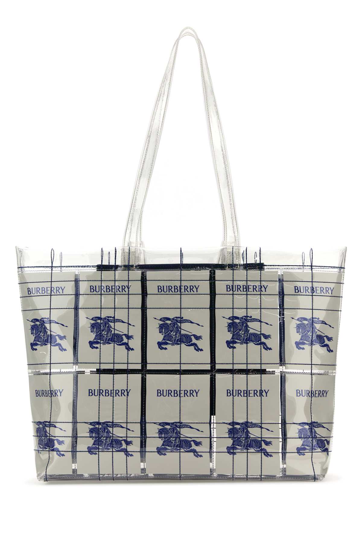 Burberry Men Embroidered Pvc Shopping Bag BURBERRY