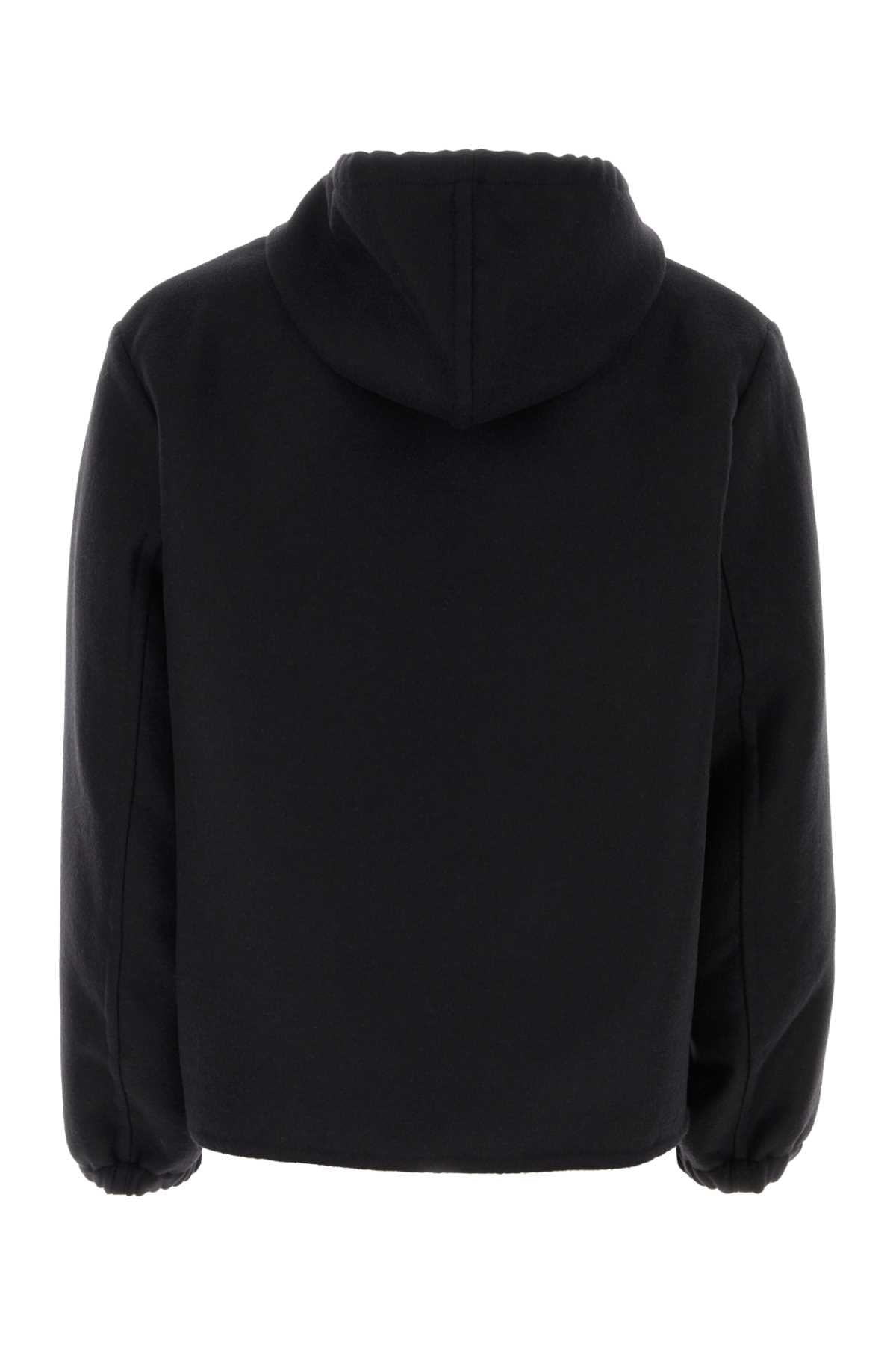 Givenchy Men Black Wool Blend Sweatshirt GIVENCHY