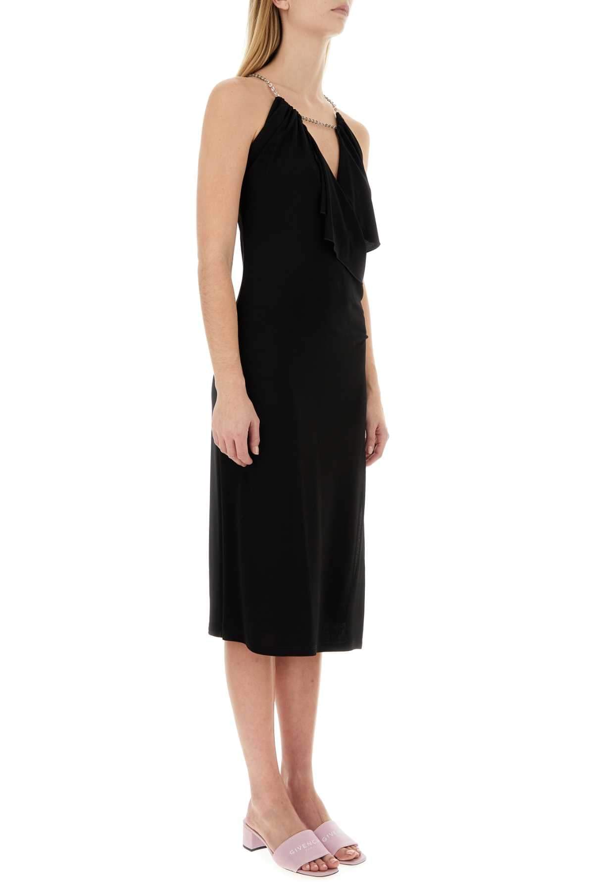 Givenchy Women Black Viscose Dress GIVENCHY