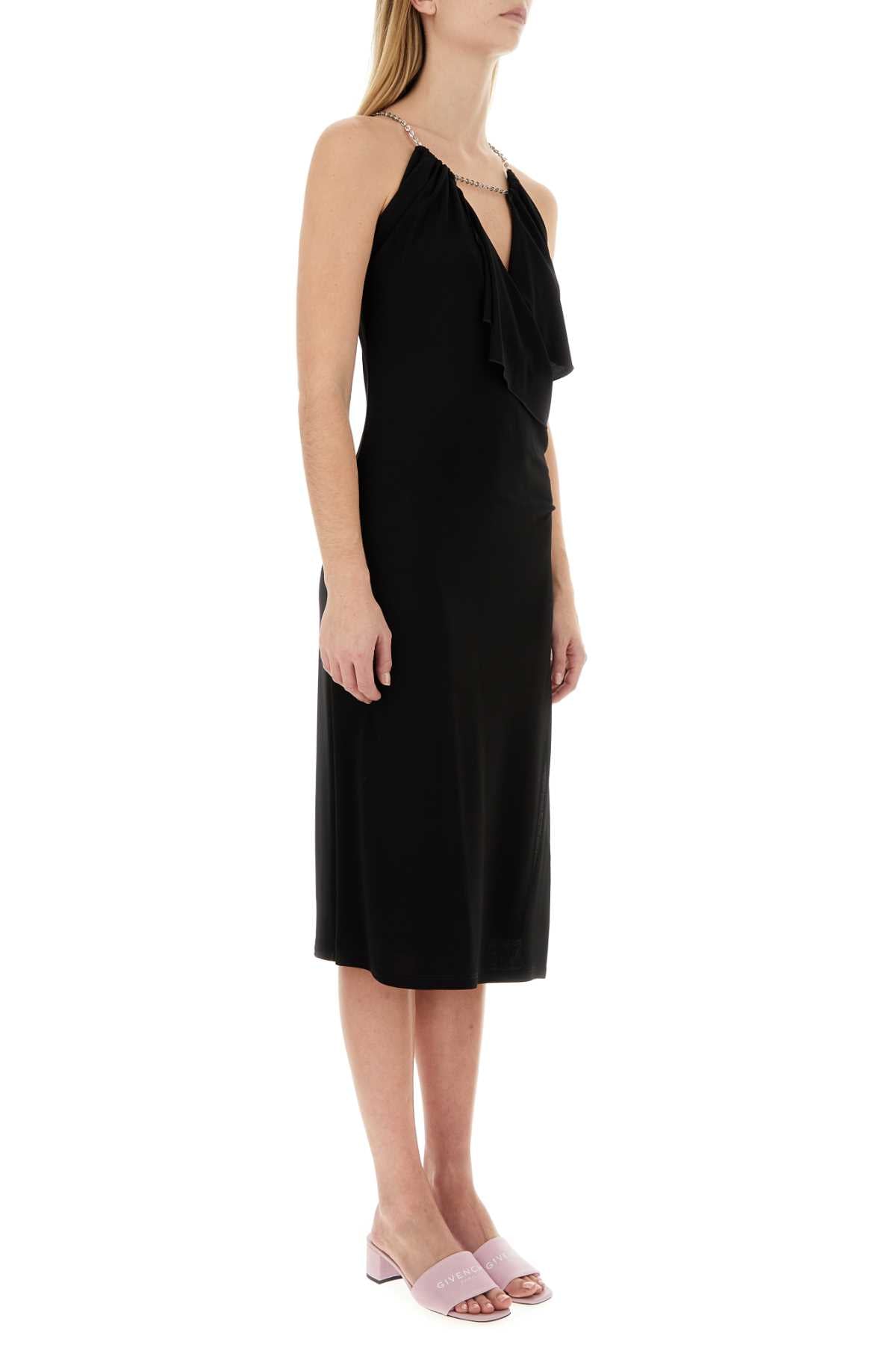 Givenchy Women Black Viscose Dress GIVENCHY