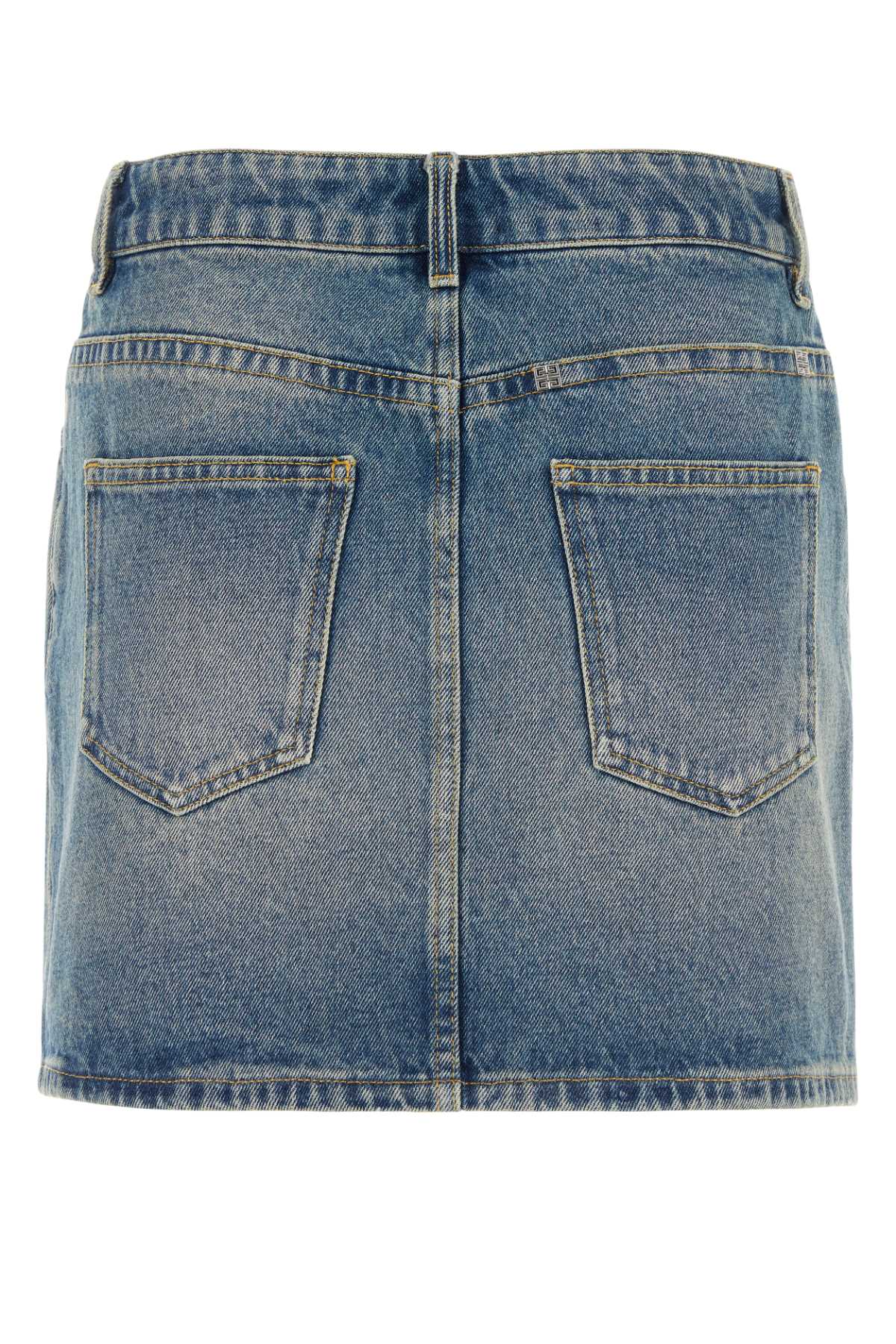 Givenchy Women Denim Mini Skirt GIVENCHY