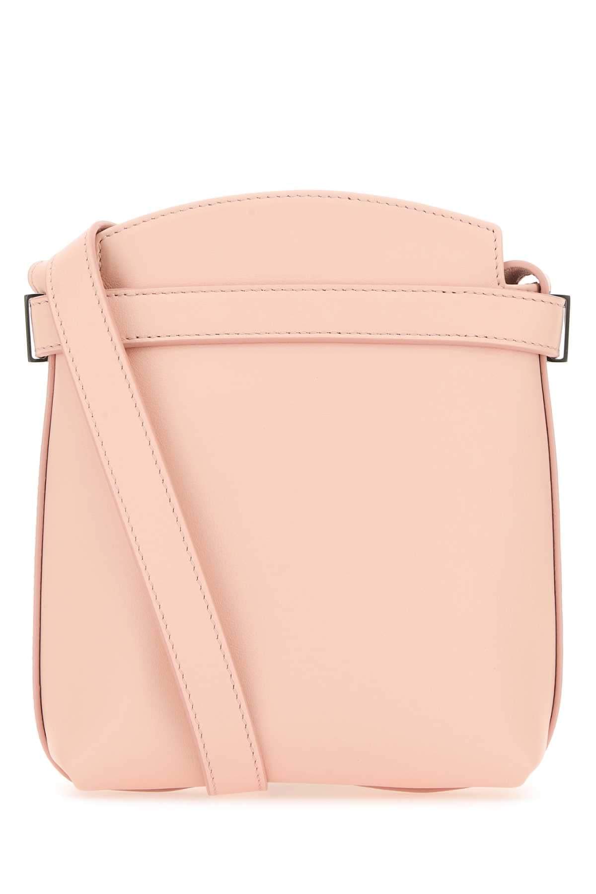 Salvatore Ferragamo Women Pastel Pink Leather Gancini Phone Case FERRAGAMO