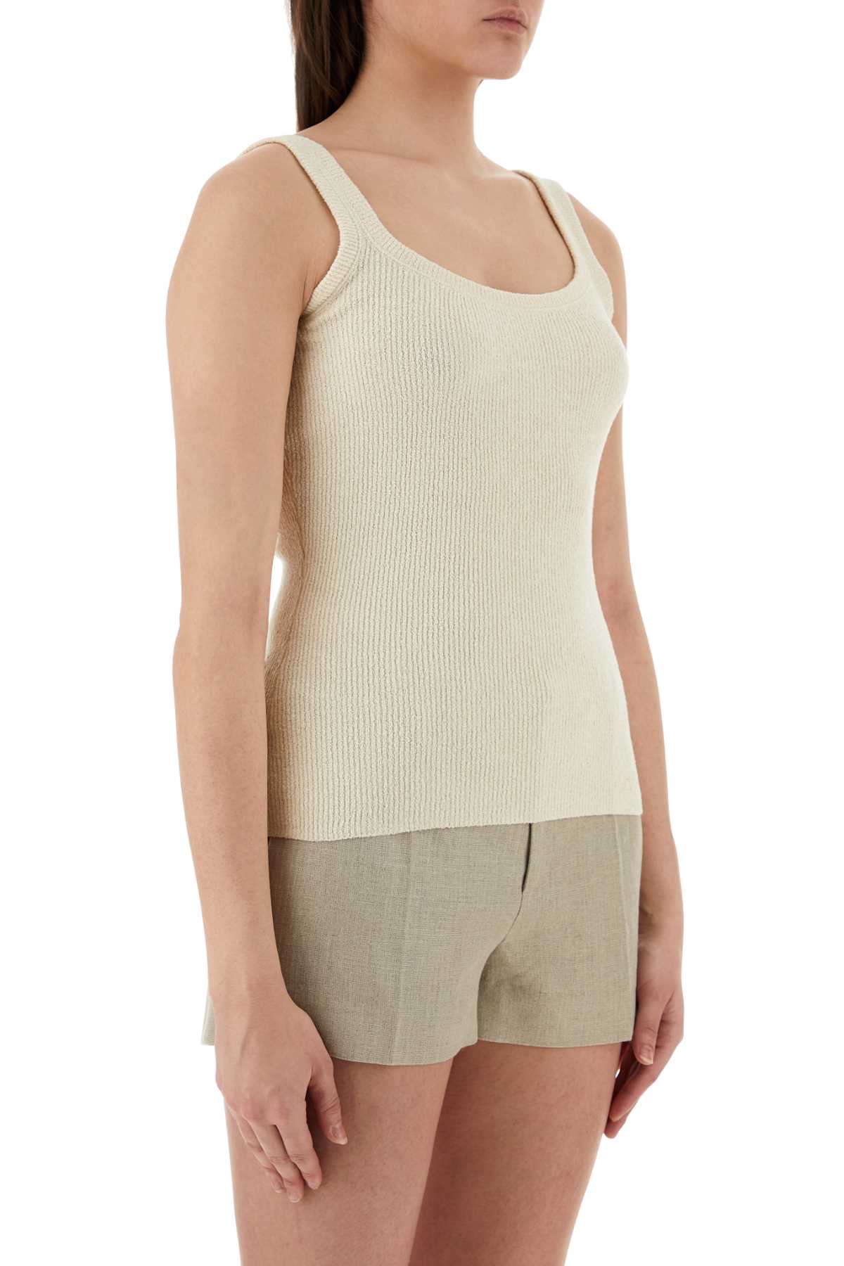 Valentino Garavani Women Sand Silk Tank Top VALENTINO GARAVANI
