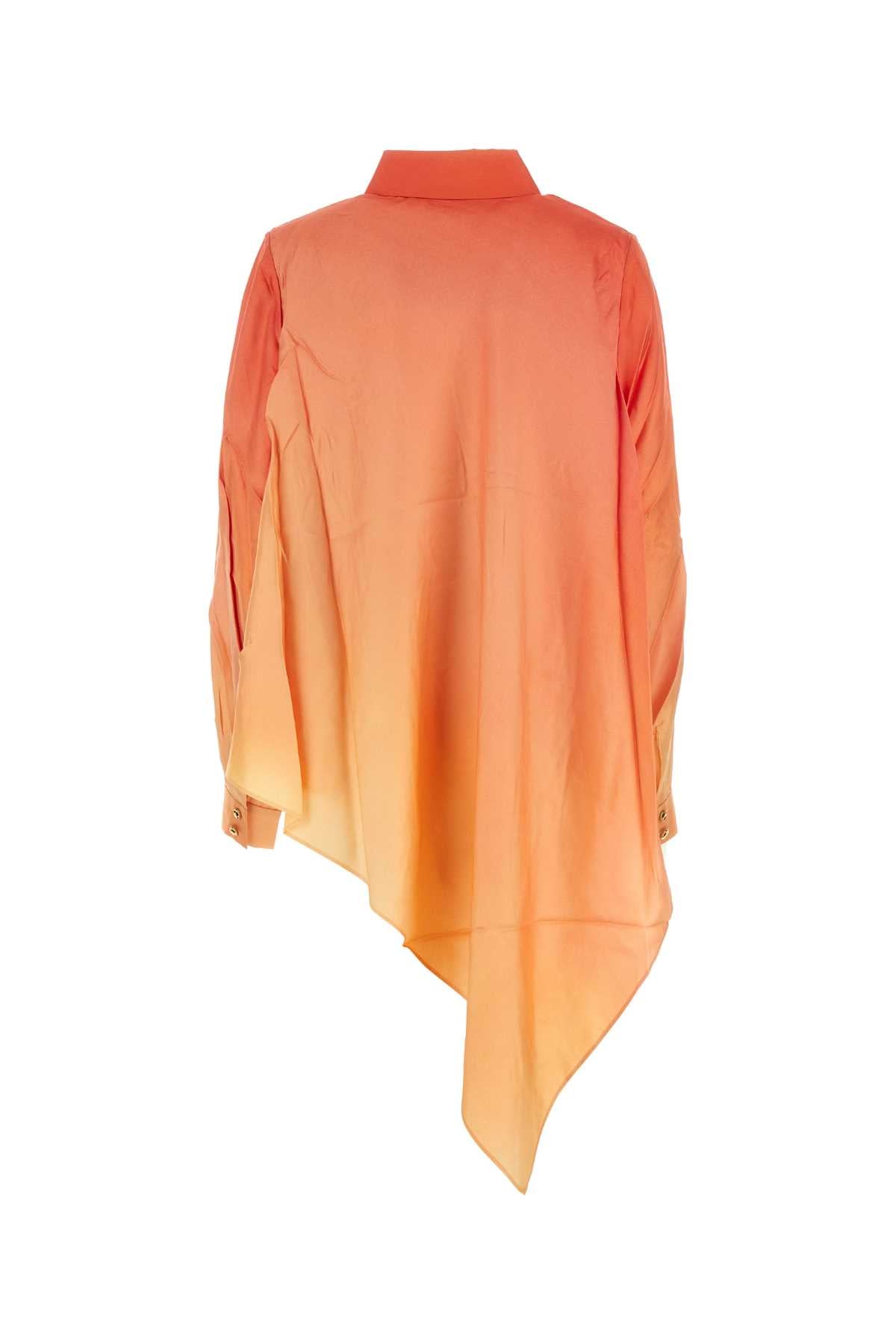 Zimmermann Women Two-Tone Silk Tranquillity Shirt ZIMMERMANN