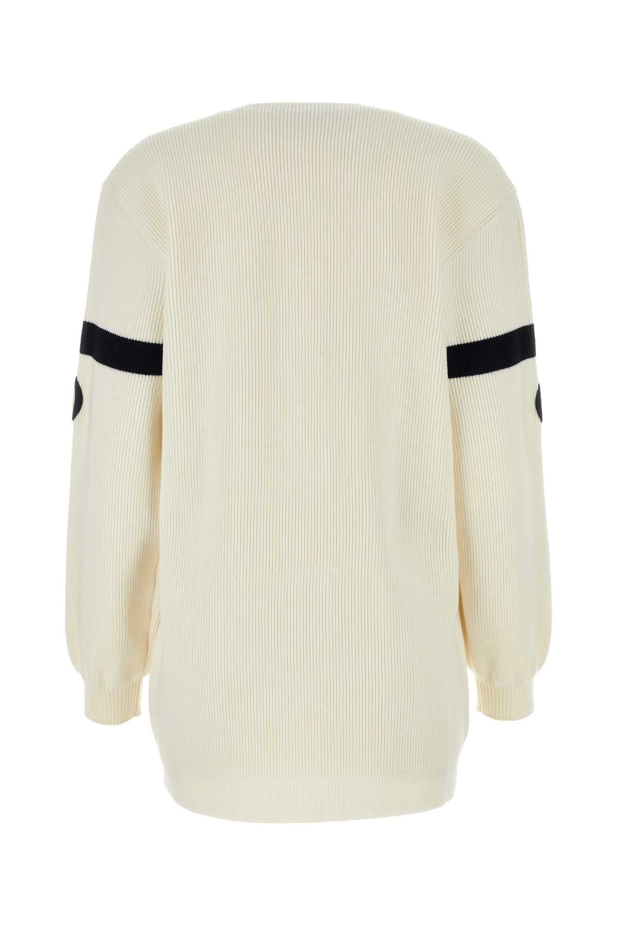 Gucci Women Ivory Wool Blend Cardigan GUCCI