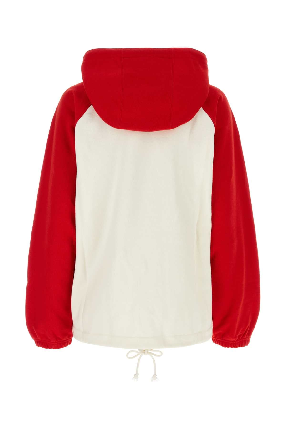 Gucci Women Two-Tone Cotton Oversize Sweatshirt GUCCI