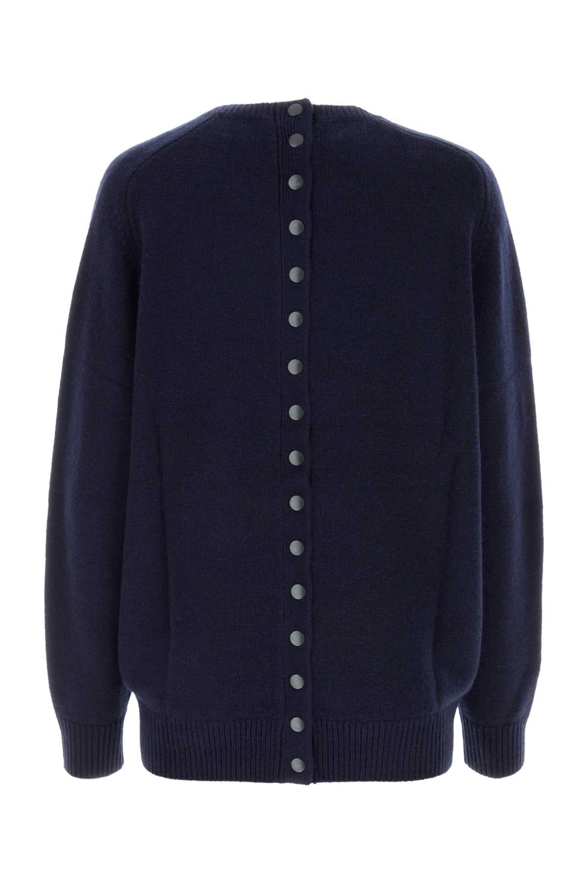 Isabel Marant Women Midnight Blue Wool Blend Oversize Lison Sweater ISABEL MARANT