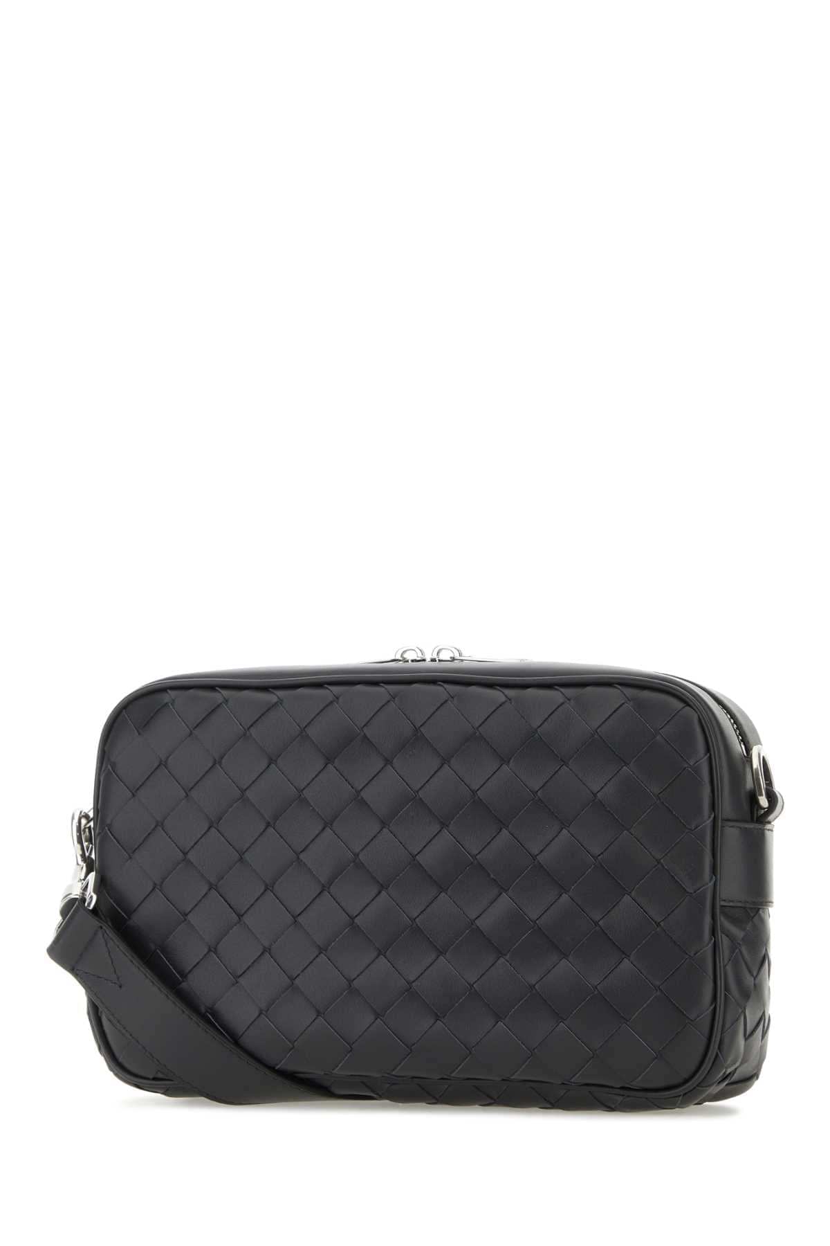 Bottega Veneta Men Slate Leather Crossbody Bag BOTTEGA VENETA