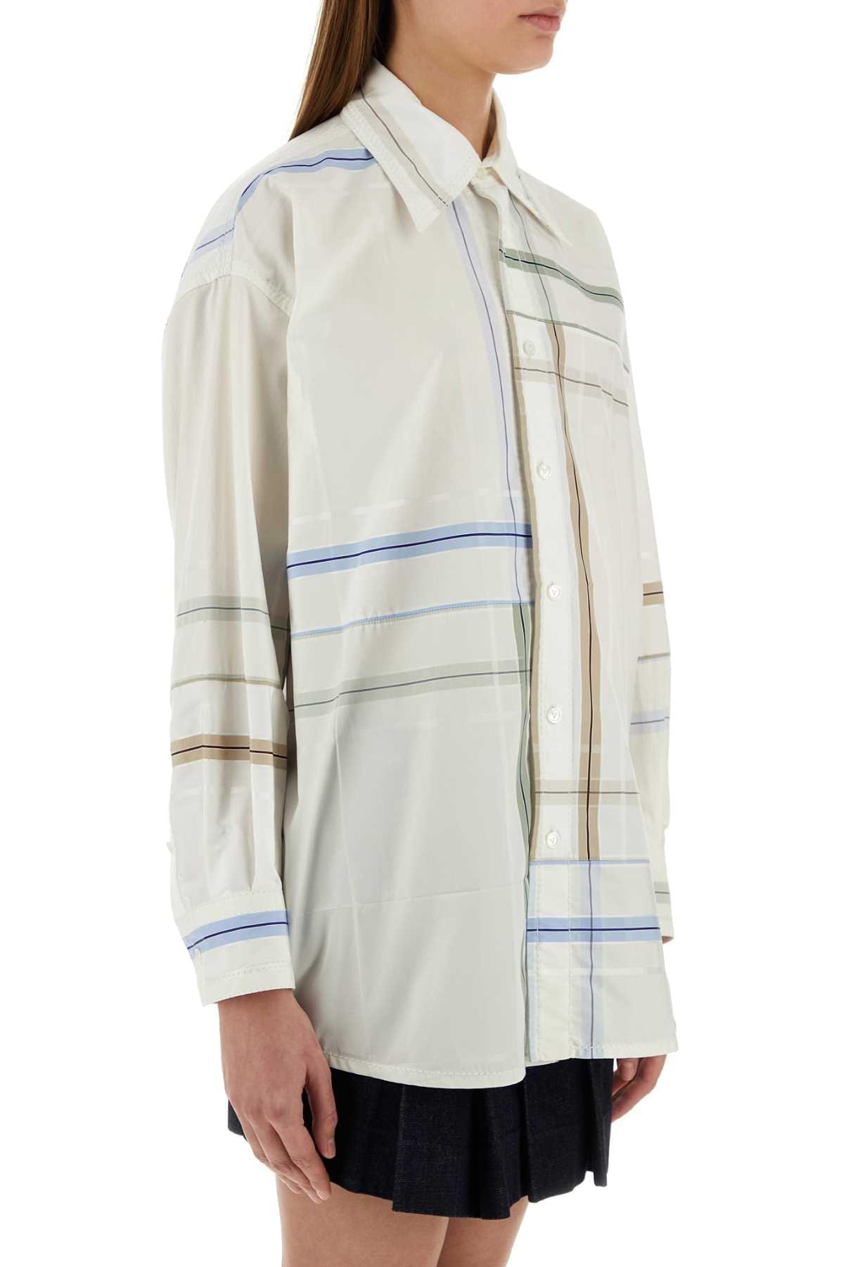 Bottega Veneta Women Embroidered Poplin Shirt BOTTEGA VENETA