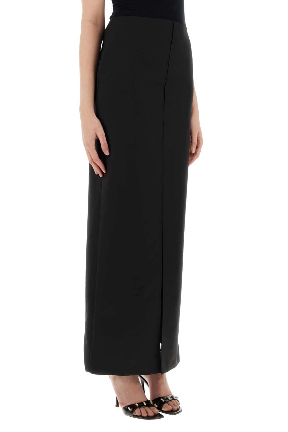 Givenchy Women Black Wool Blend Skirt GIVENCHY