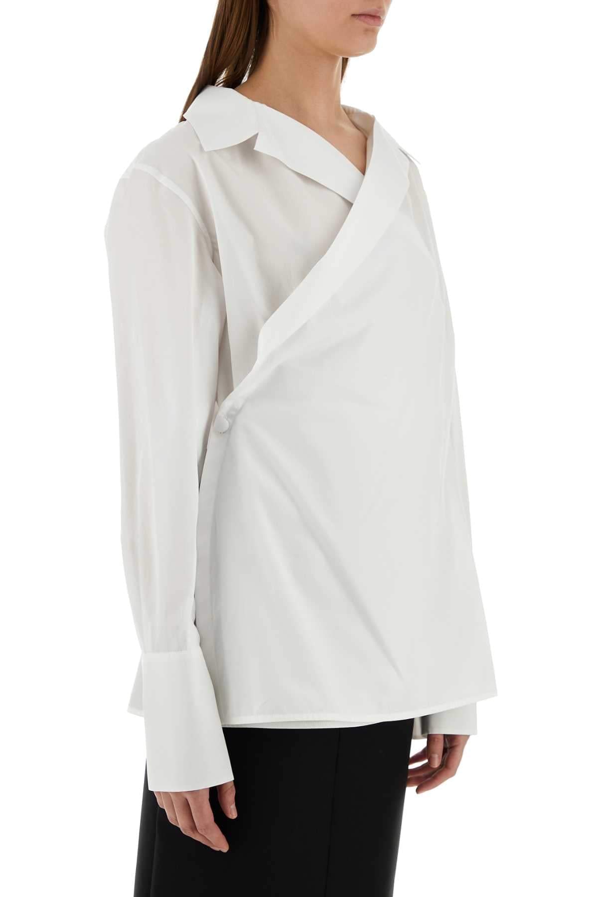 Givenchy Women White Poplin Shirt GIVENCHY
