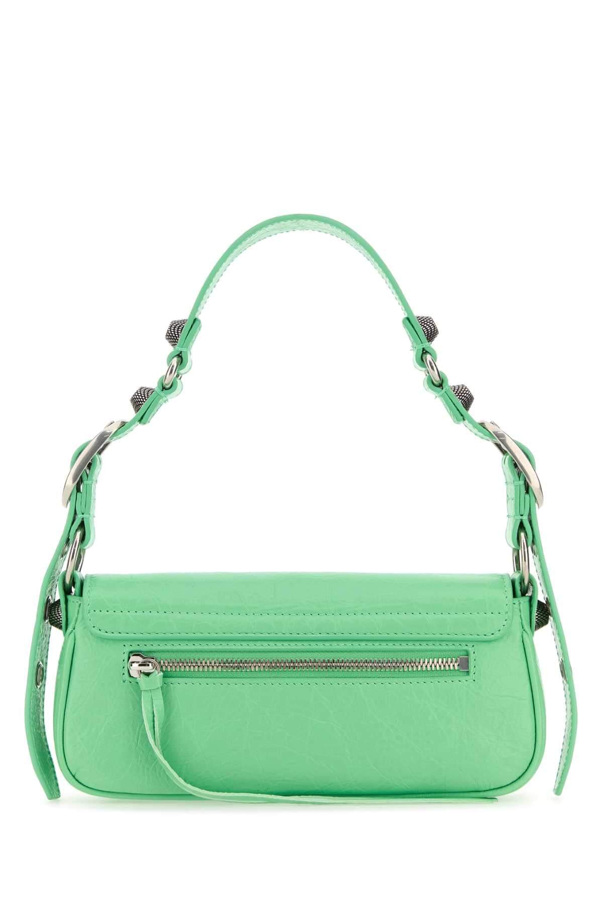 Balenciaga Women Light Green Leather Le Cagole Sling Xs Shoulder Bag BALENCIAGA