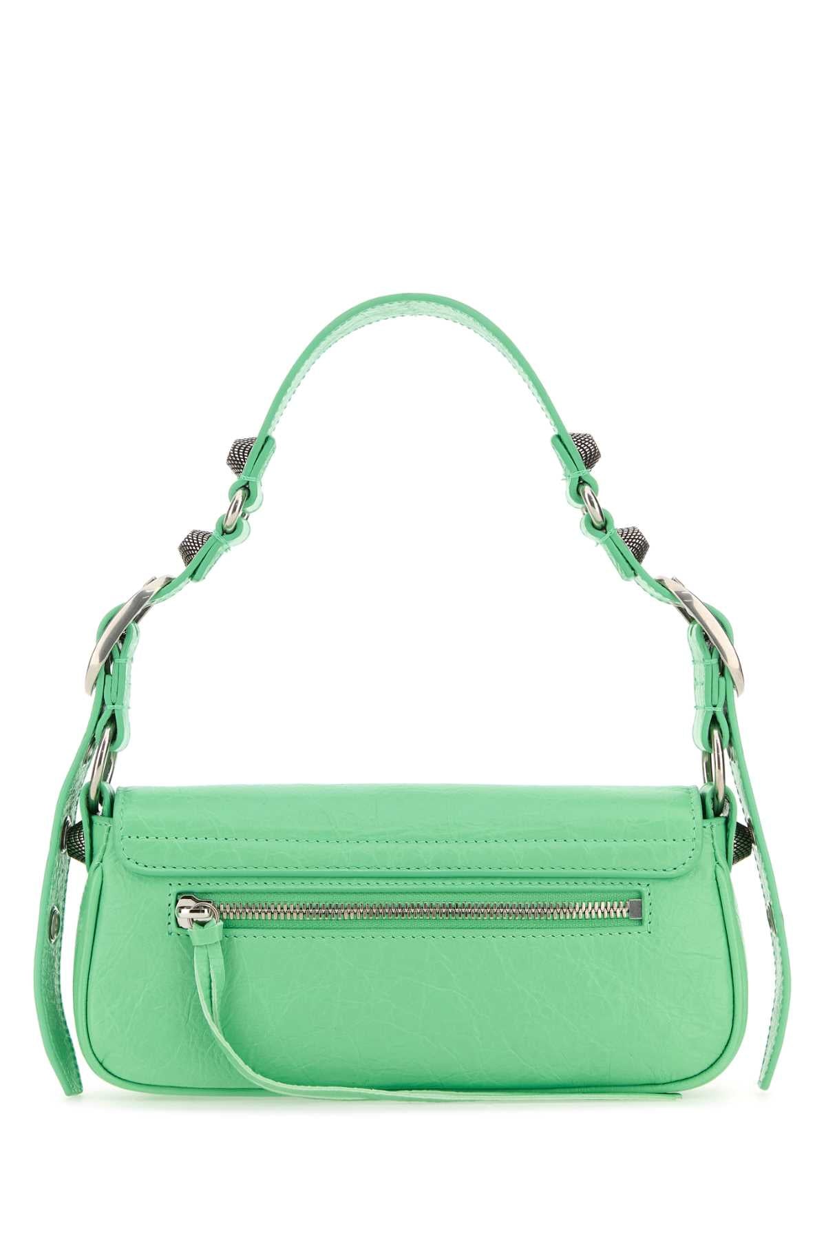 Balenciaga Women Light Green Leather Le Cagole Sling Xs Shoulder Bag BALENCIAGA