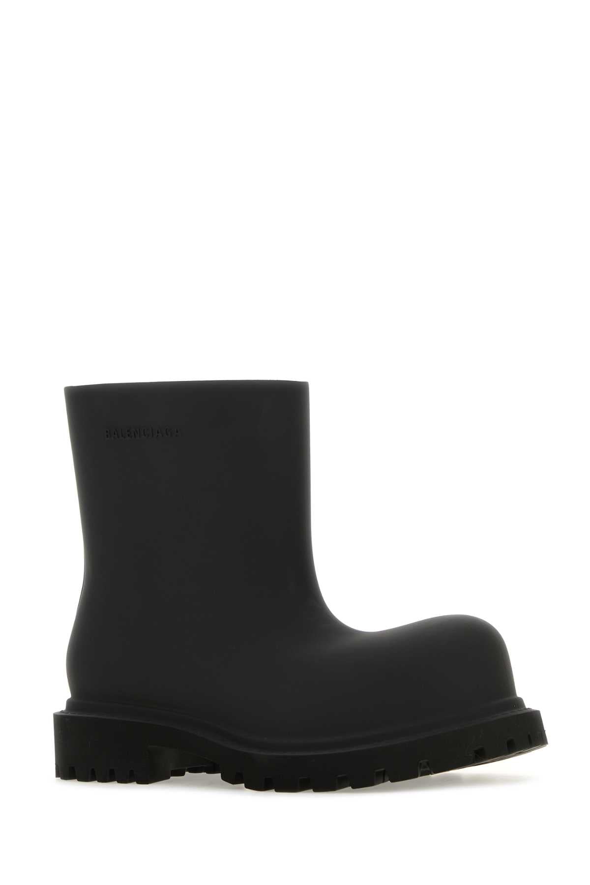 Balenciaga Men Black Eva Ankle Boots BALENCIAGA