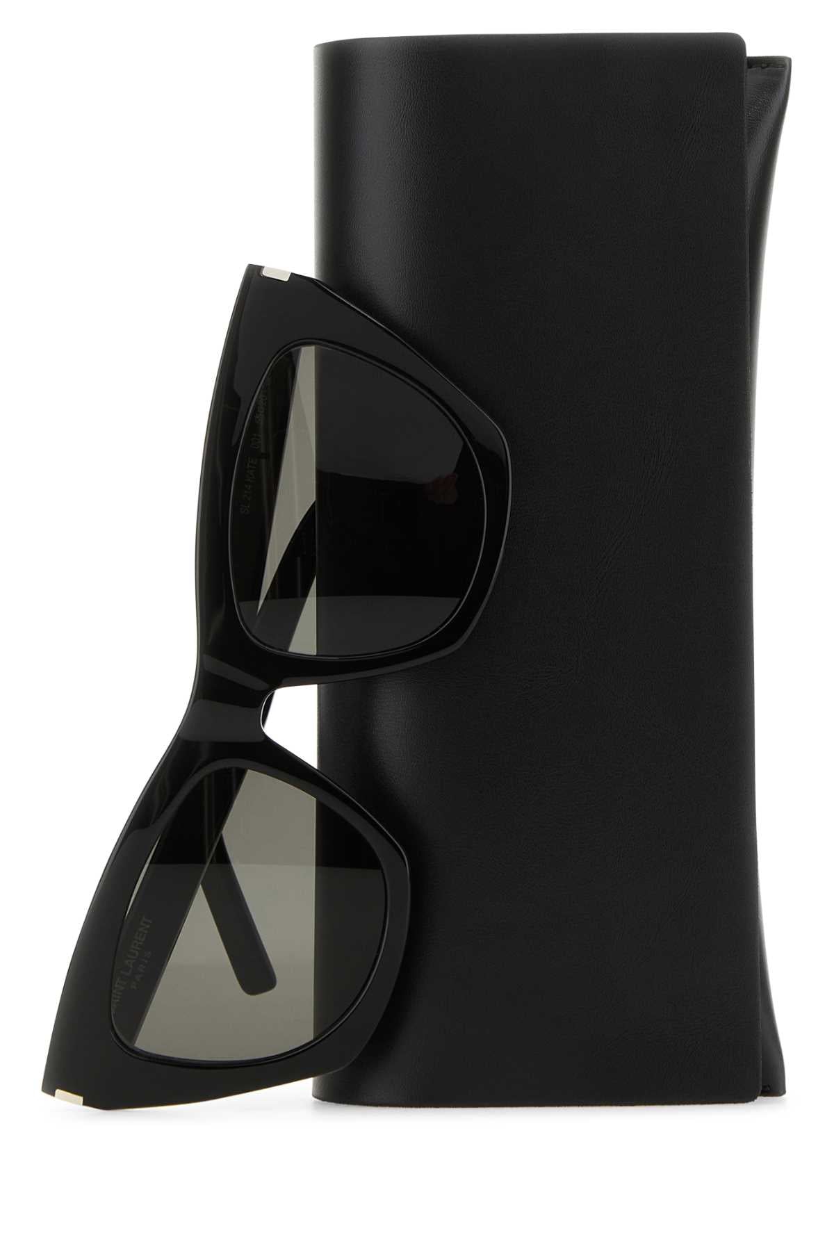 Saint Laurent Unisex Black Acetate Sl 214 Sunglasses SAINT LAURENT