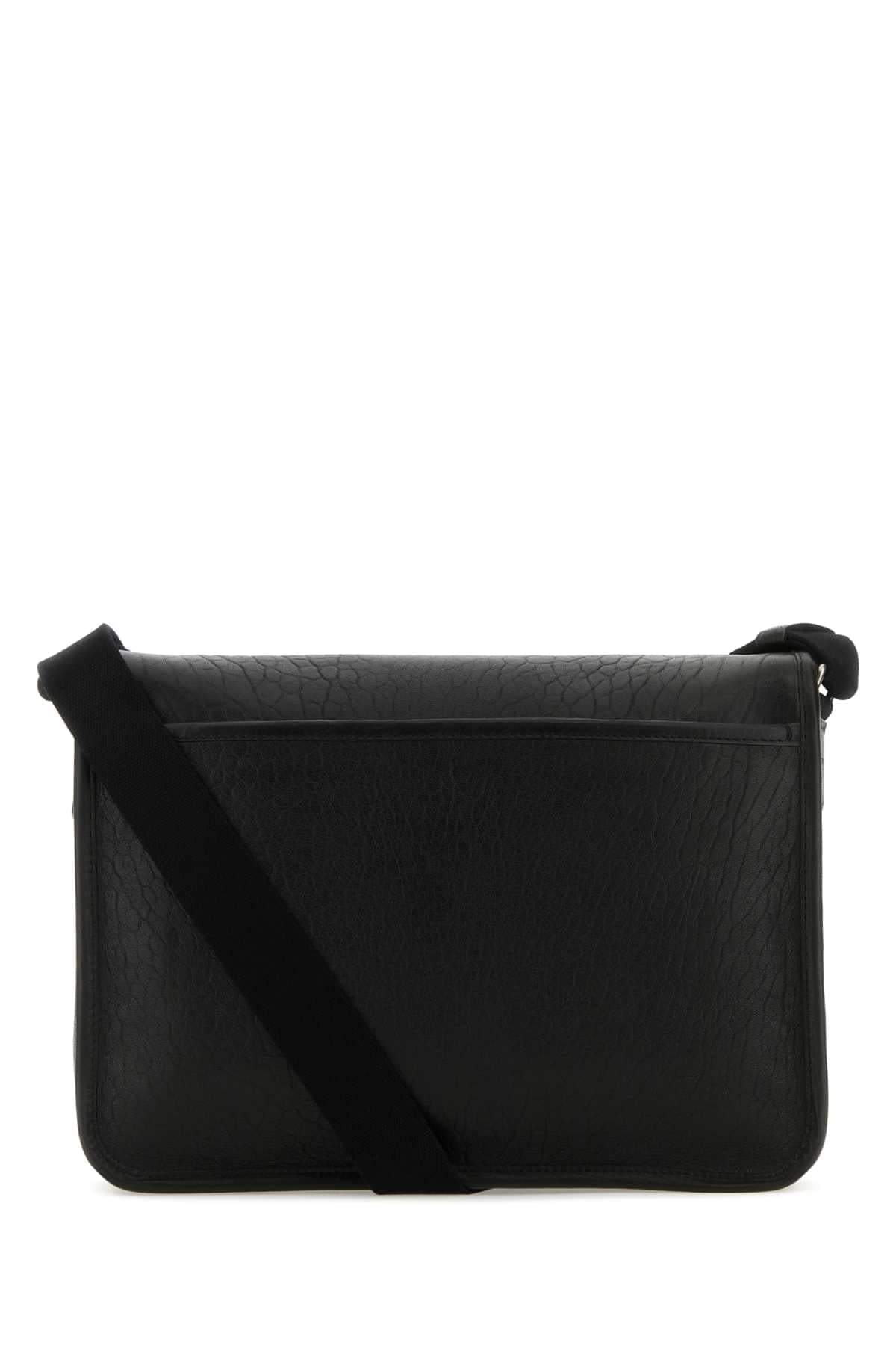 Saint Laurent Men Black Leather Niki Crossbody Bag SAINT LAURENT