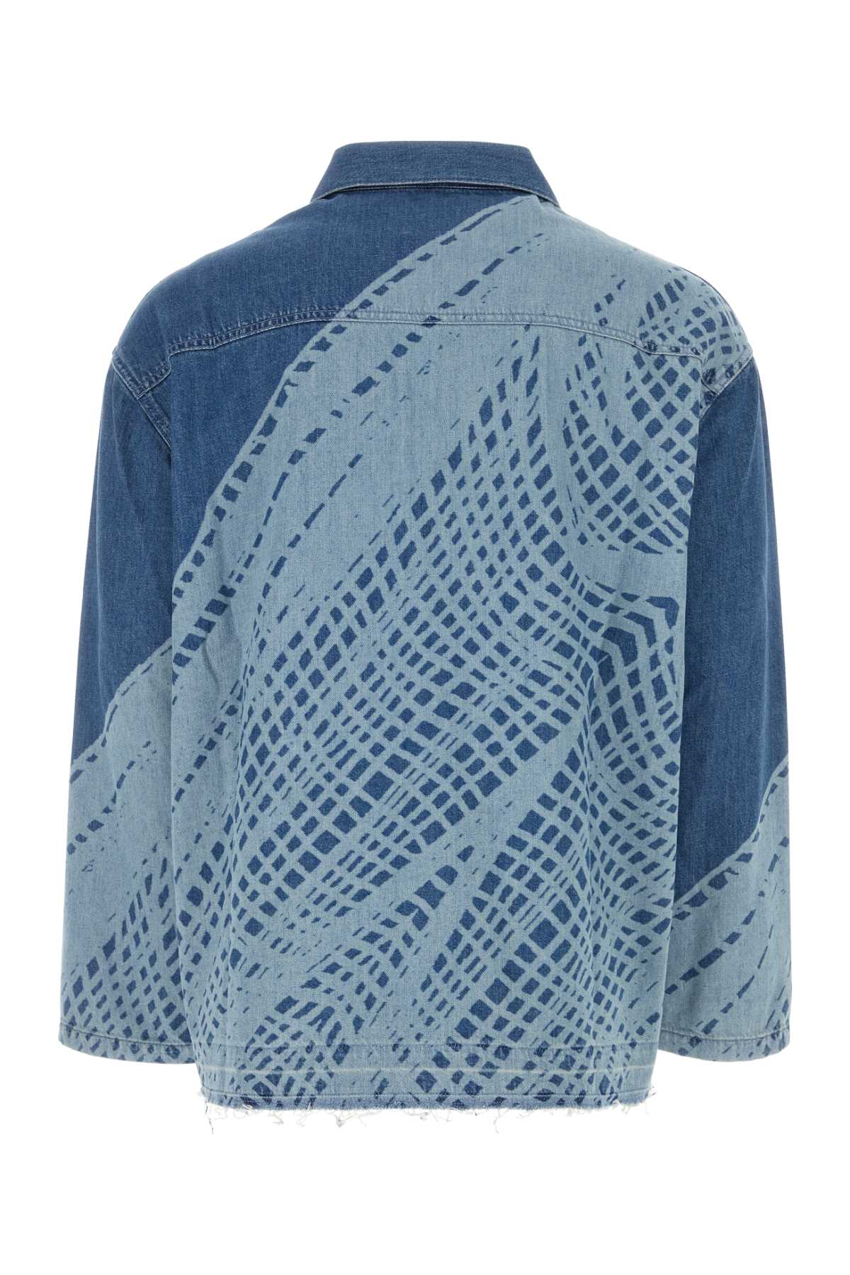 Loewe Paula's Ibiza Men Printed Denim Polo Shirt LOEWE