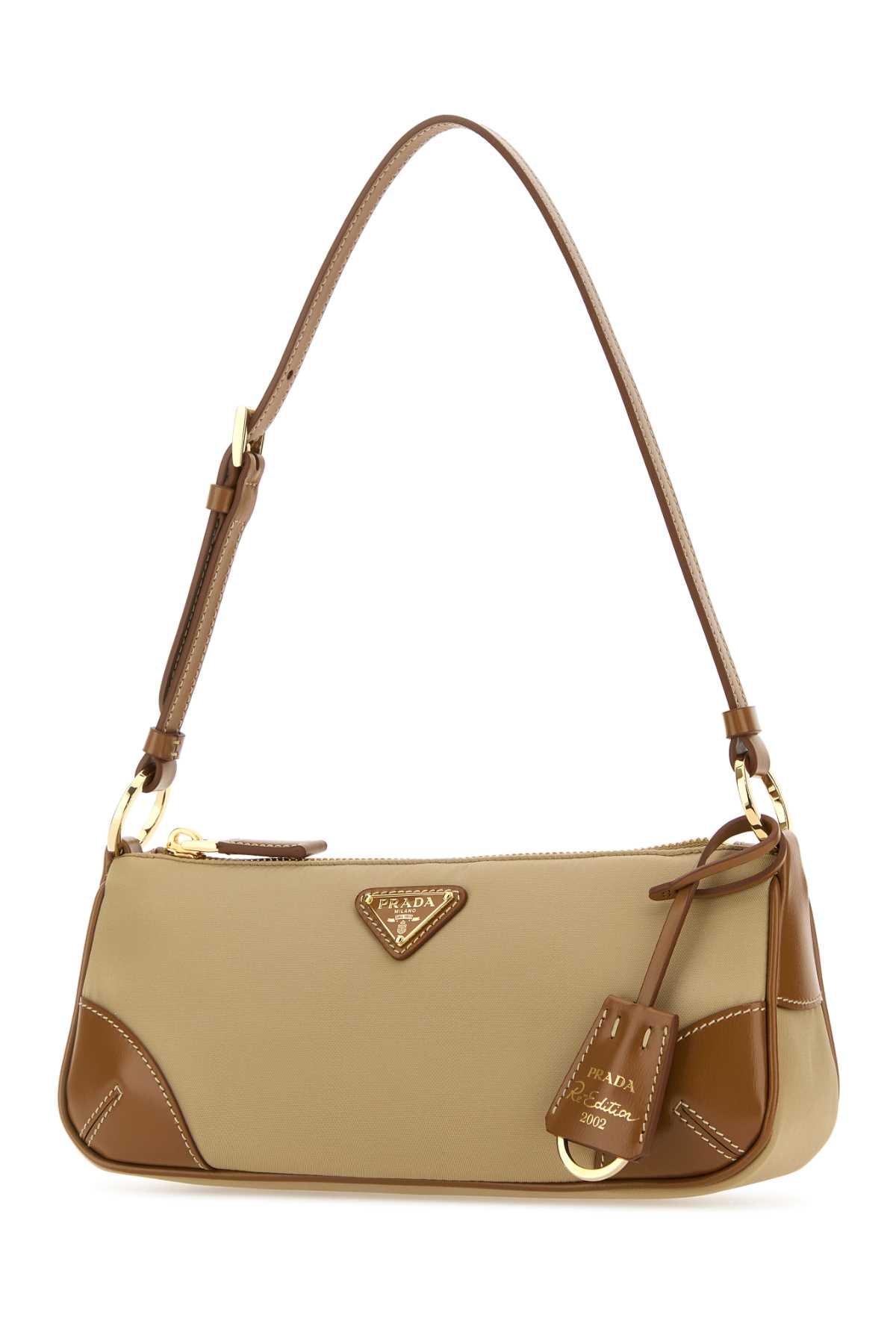 Prada Women Camel Re-Nylon Re-Edition 2002 Shoulder Bag PRADA