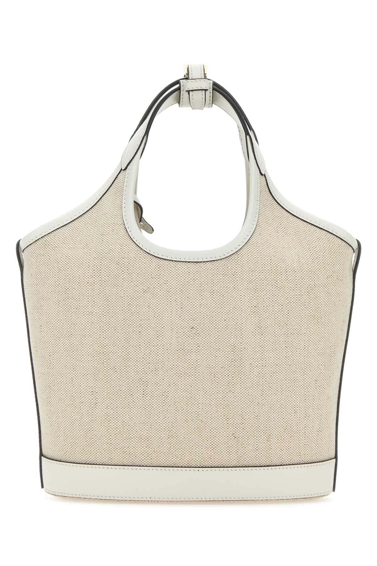 Prada Women Sand Canvas Handbag PRADA