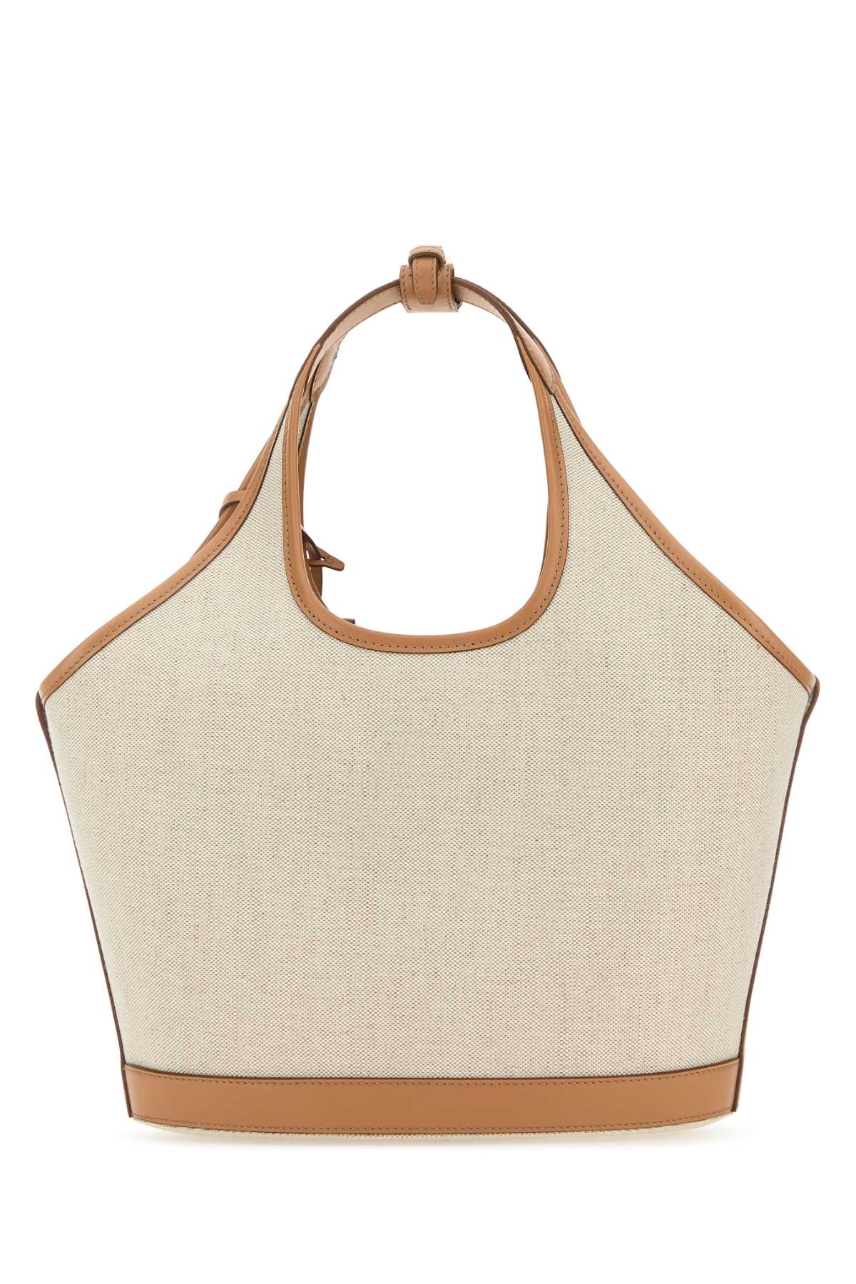Prada Women Sand Canvas Handbag PRADA