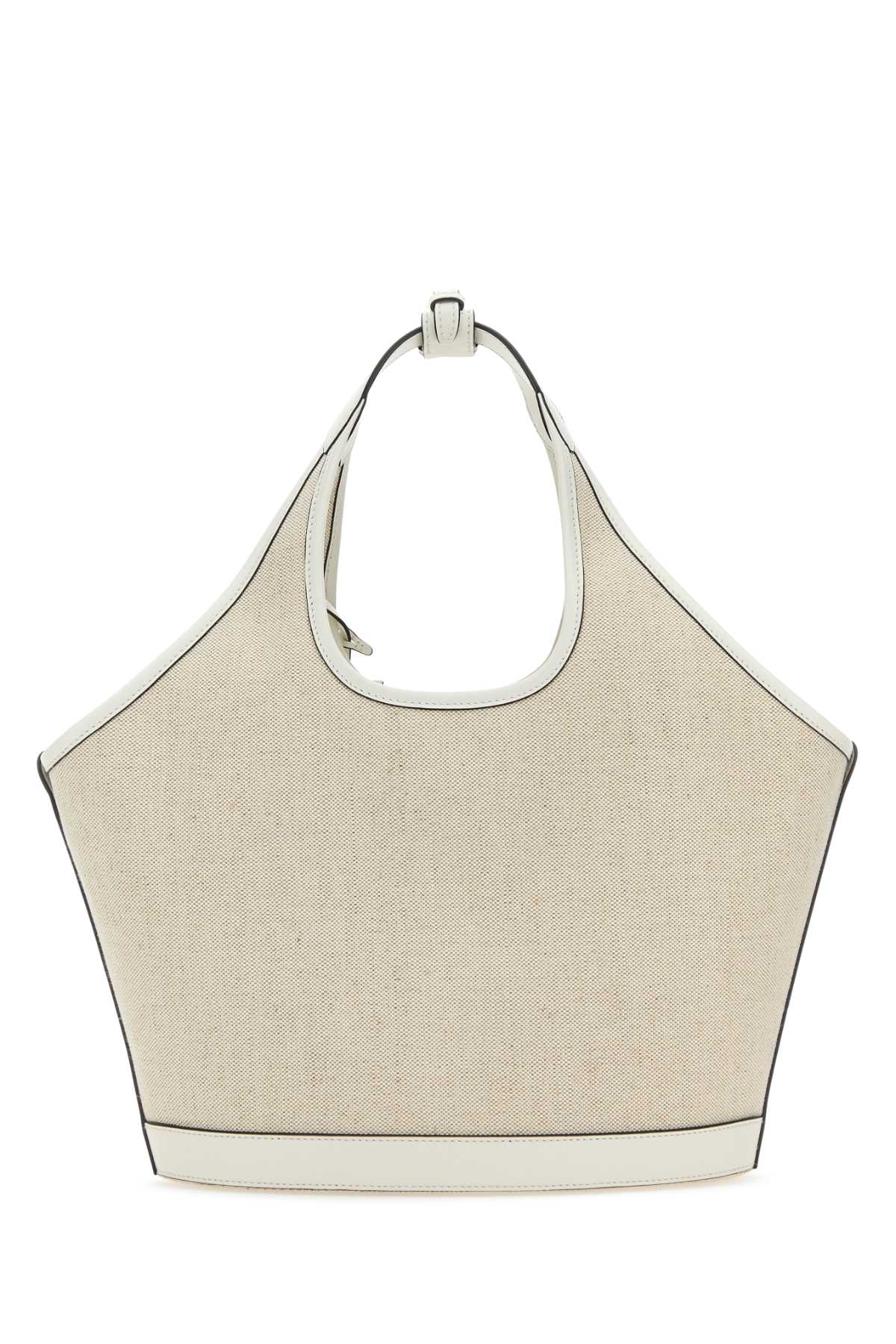 Prada Women Sand Canvas Handbag PRADA