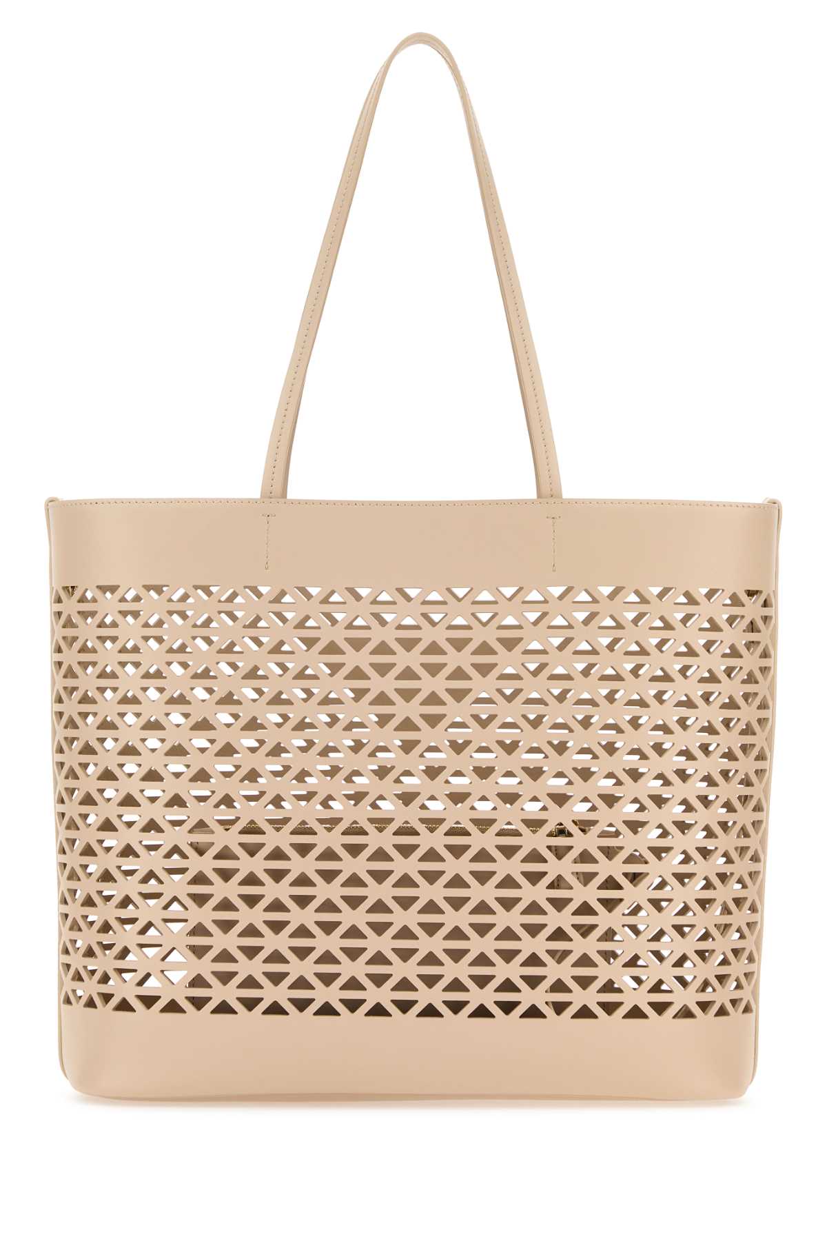 Prada Women Sand Leather Shopping Bag PRADA