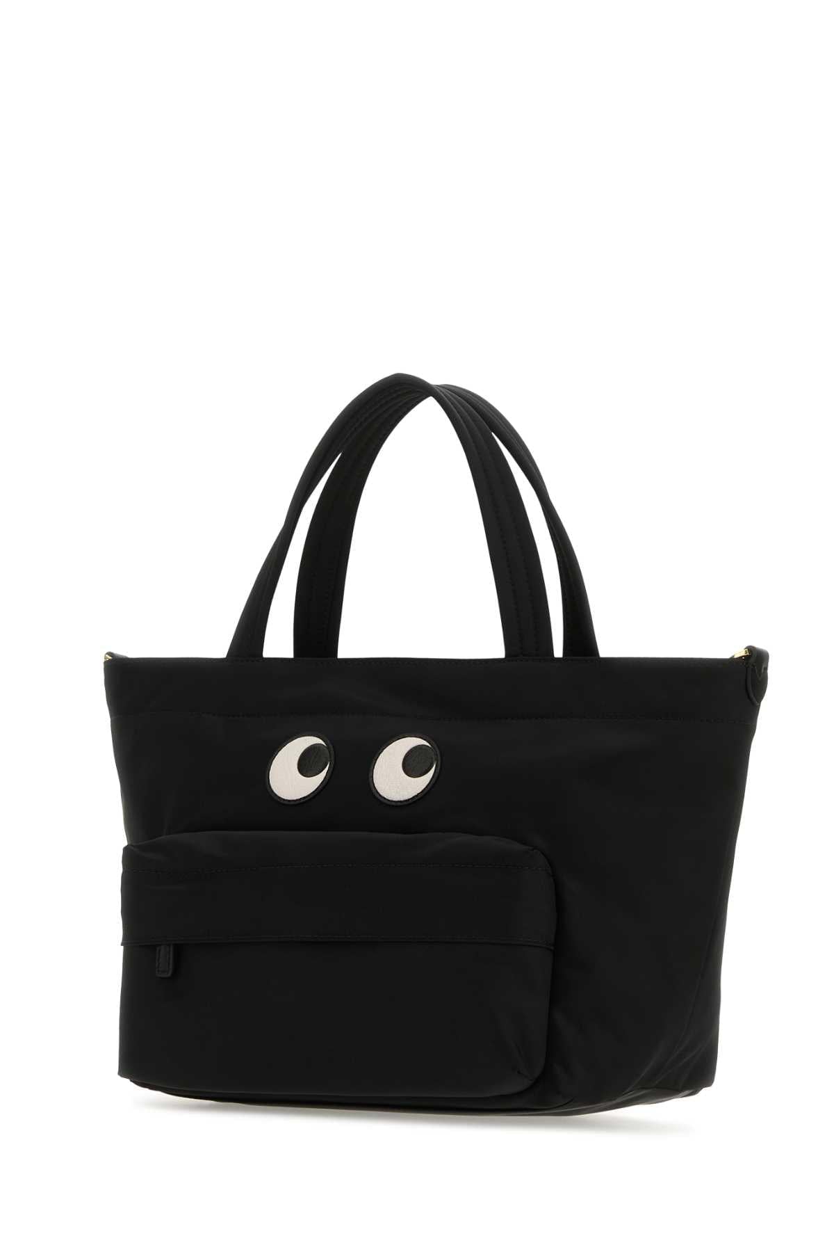 Anya Hindmarch Women Black Nylon Mini Eyes Handbag ANYA HINDMARCH