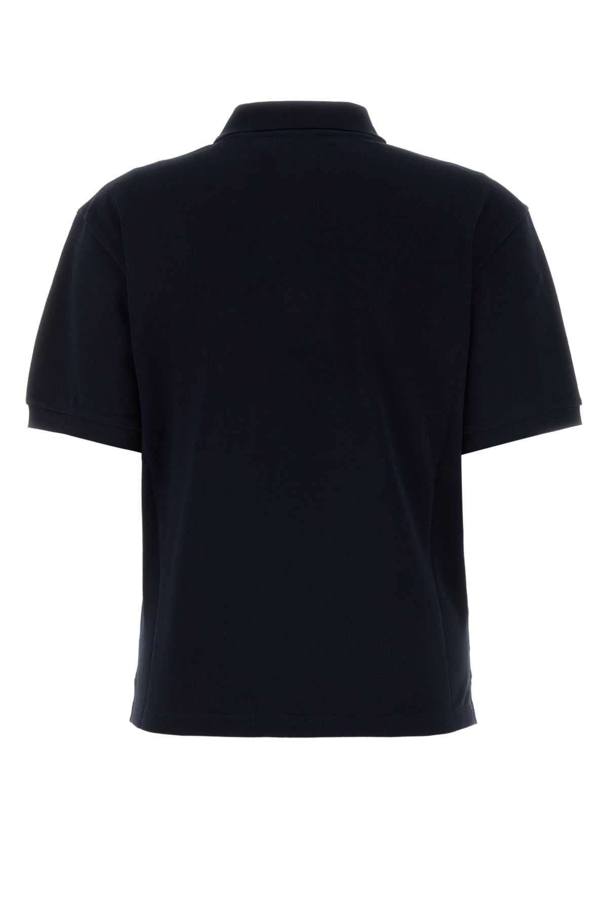 Miu Miu Women Dark Blue Piquet Polo Shirt MIU MIU