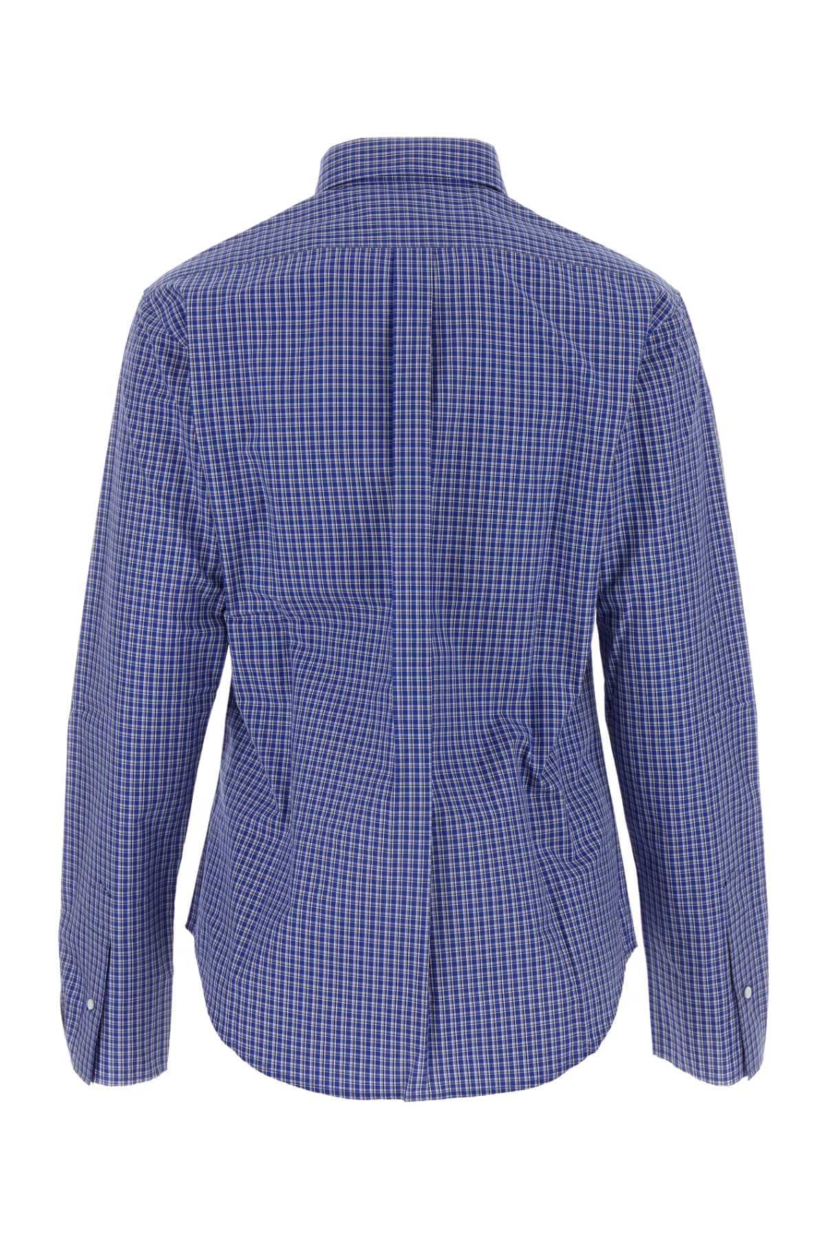 Miu Miu Women Embroidered Poplin Shirt MIU MIU