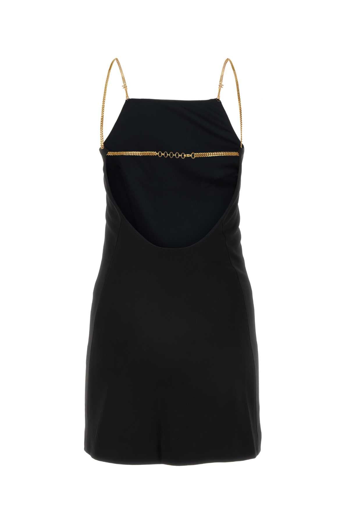 Palm Angels Women Black Jersey Mini Dress PALM ANGELS