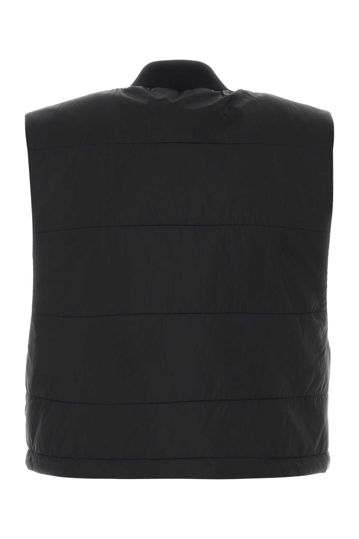 Palm Angels Women Black Nylon Vest PALM ANGELS