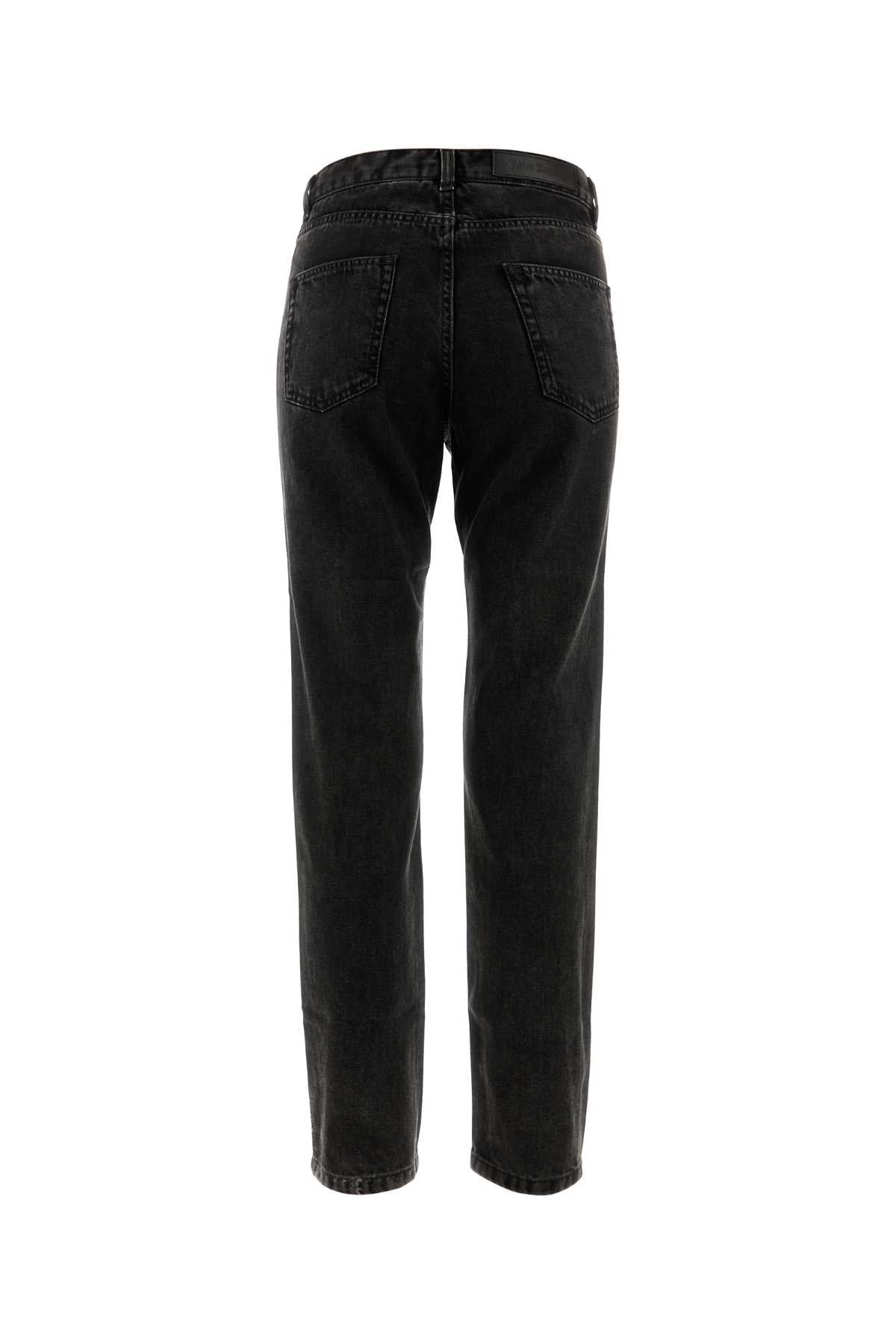 Palm Angels Women Black Denim Jeans PALM ANGELS