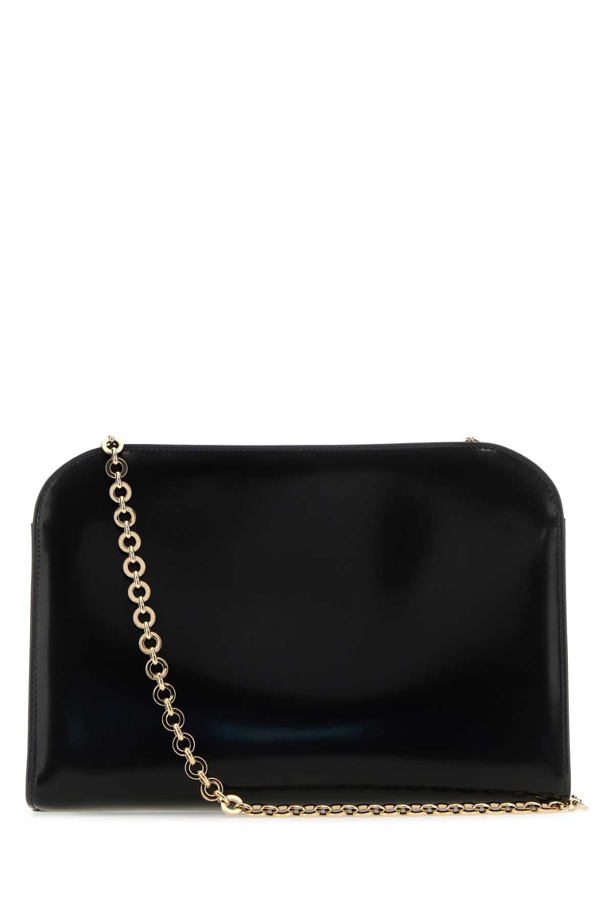 Salvatore Ferragamo Women Black Leather Clutch FERRAGAMO