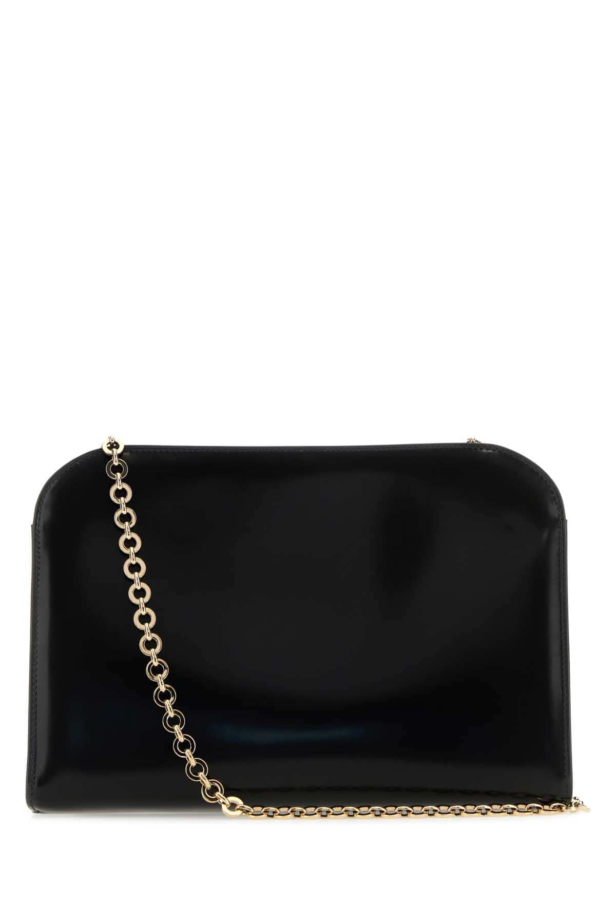 Salvatore Ferragamo Women Black Leather Clutch FERRAGAMO