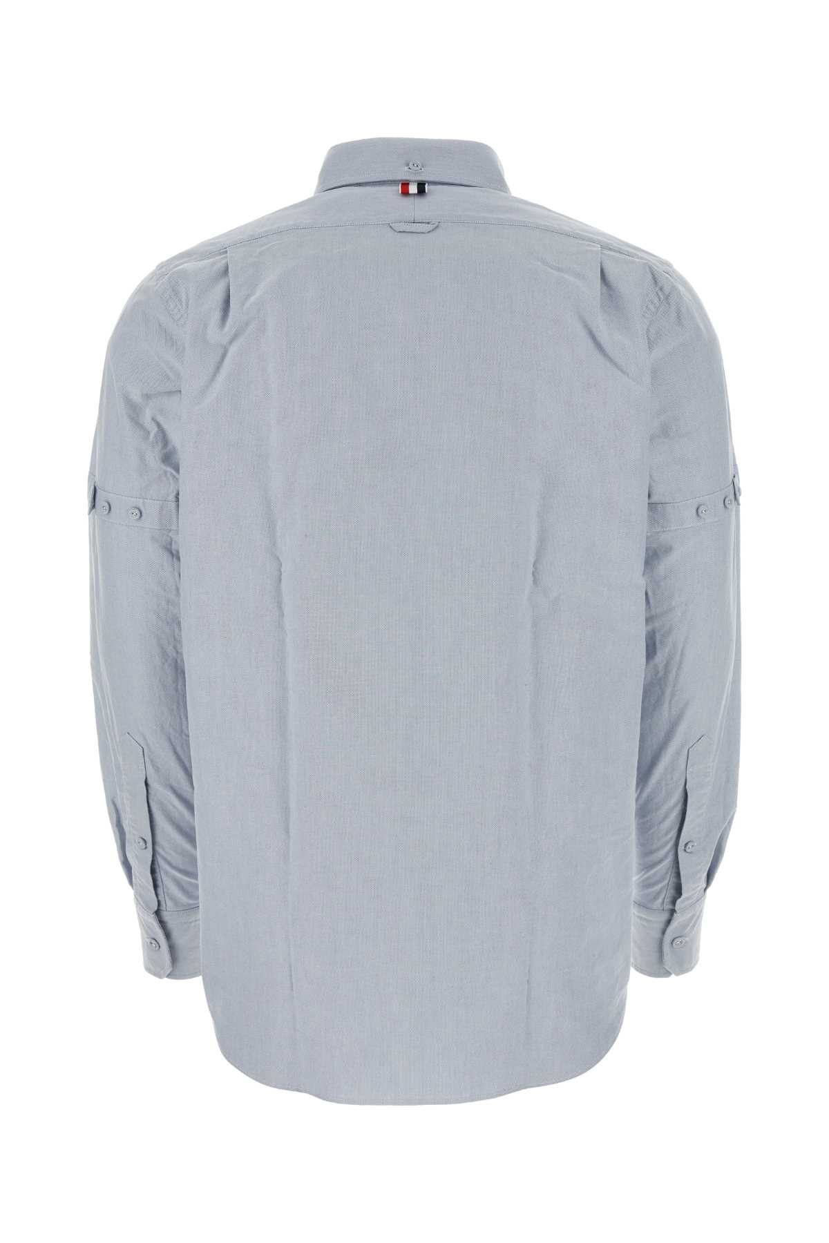Thom Browne Men Cerulean Oxford Shirt THOM BROWNE