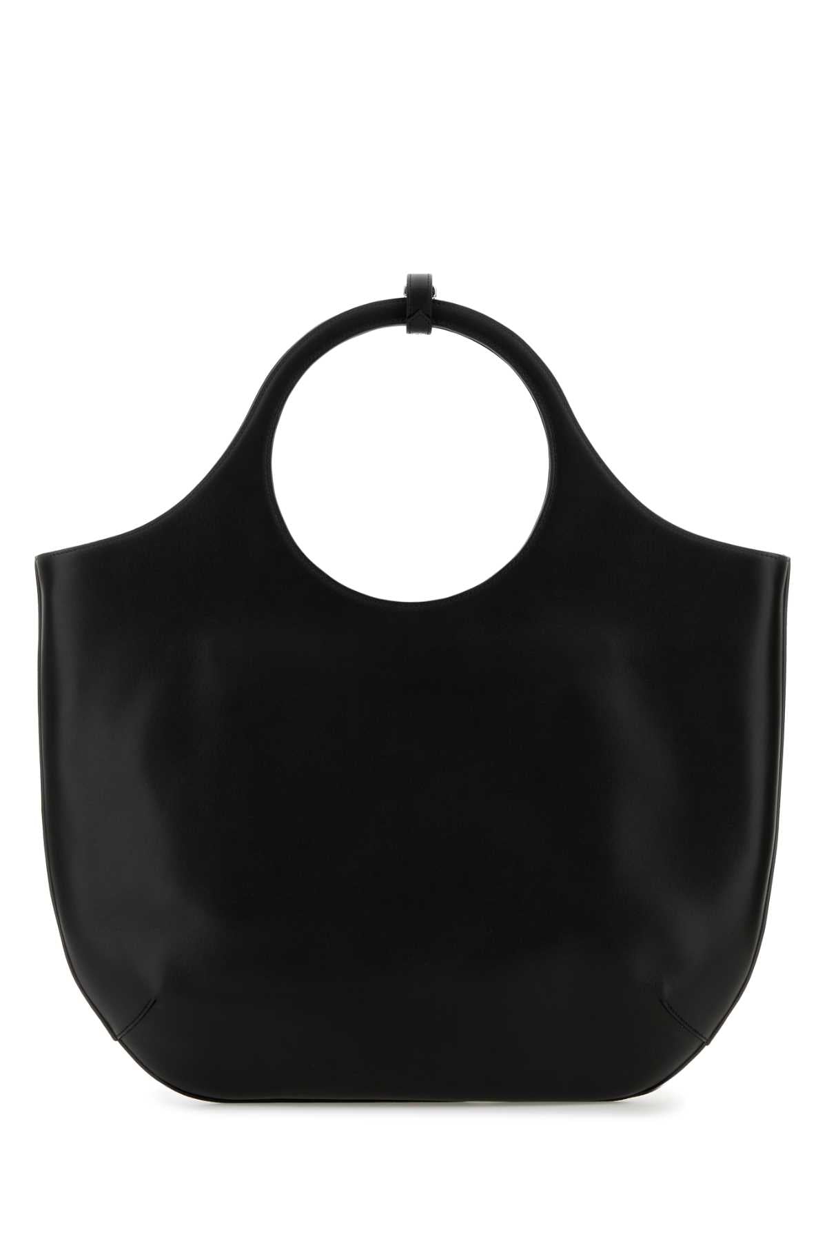 Courreges Women Black Leather Large Holy Handbag COURREGES